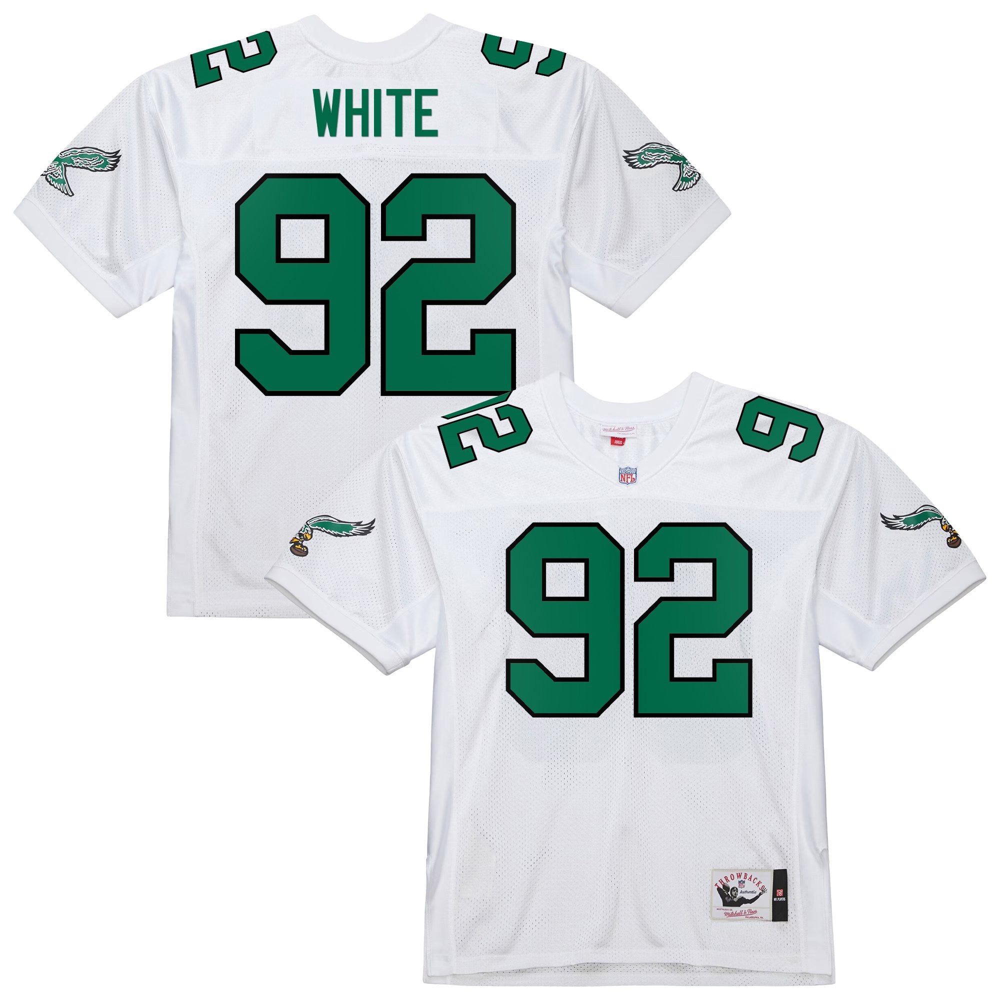 Men's Philadelphia Eagles Throwback Player Jersey - All Stitched