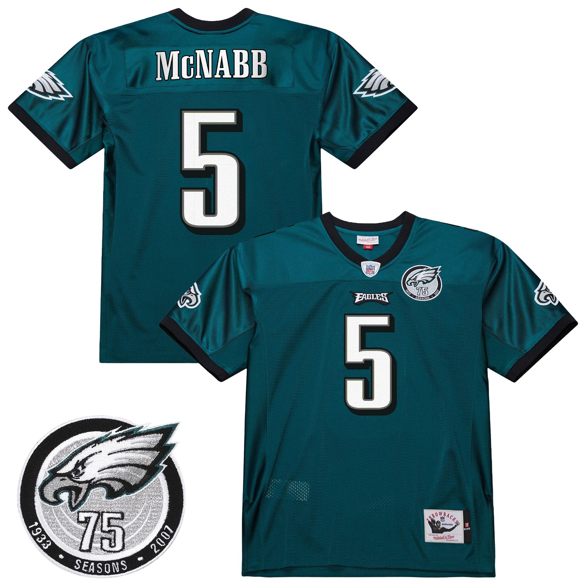Men's Philadelphia Eagles Throwback Player Jersey - All Stitched