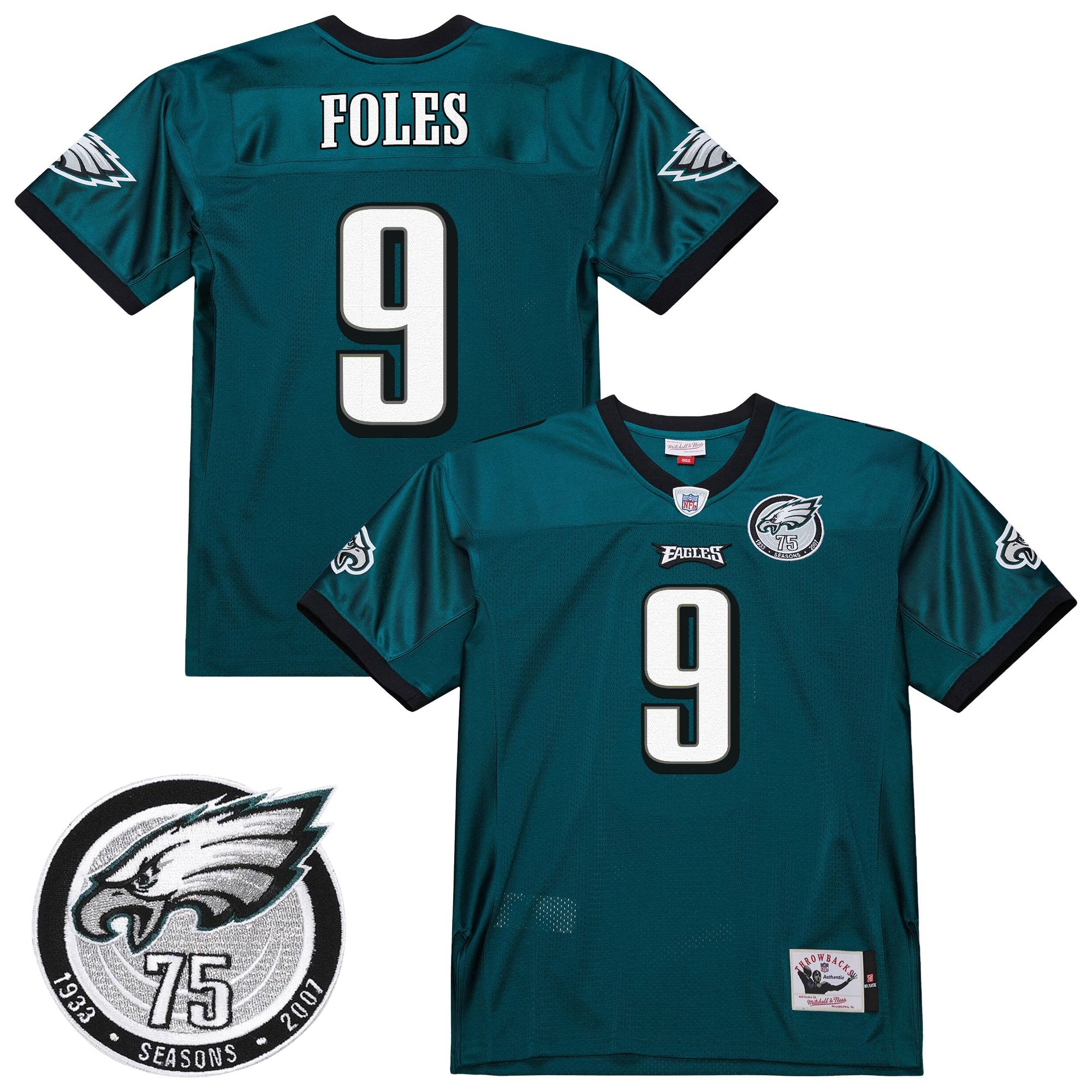 Men's Philadelphia Eagles Throwback Player Jersey - All Stitched