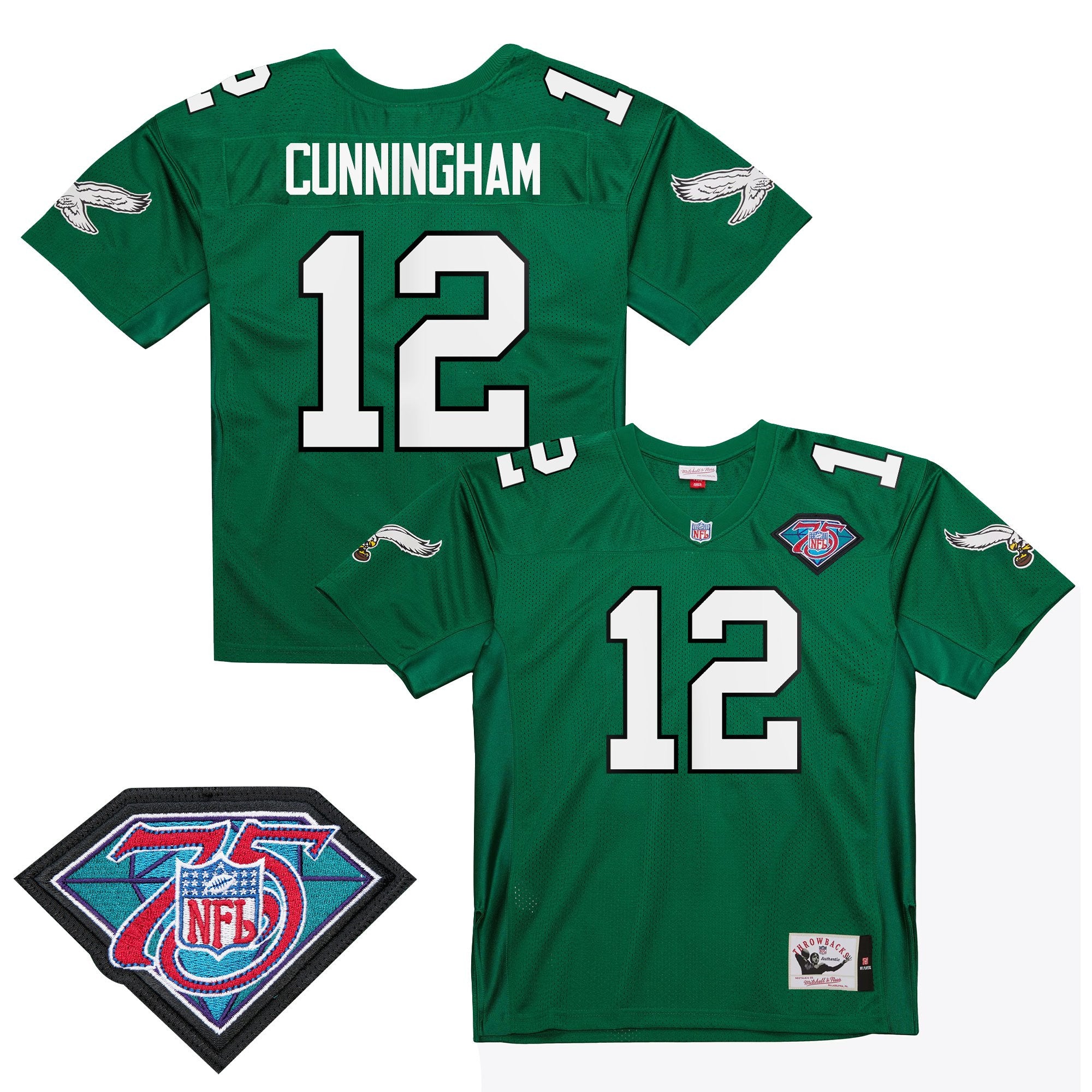 Men's Philadelphia Eagles Throwback Player Jersey - All Stitched