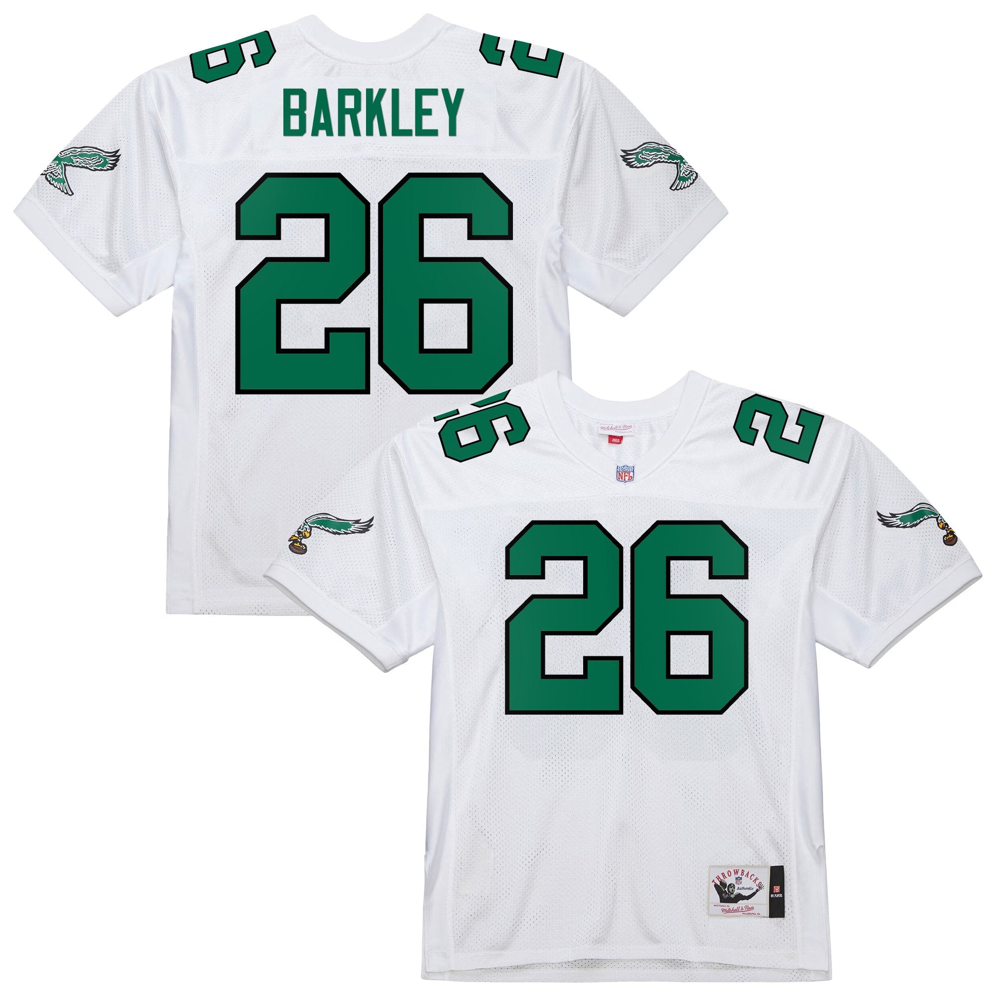 Men's Philadelphia Eagles Throwback Player Jersey - All Stitched