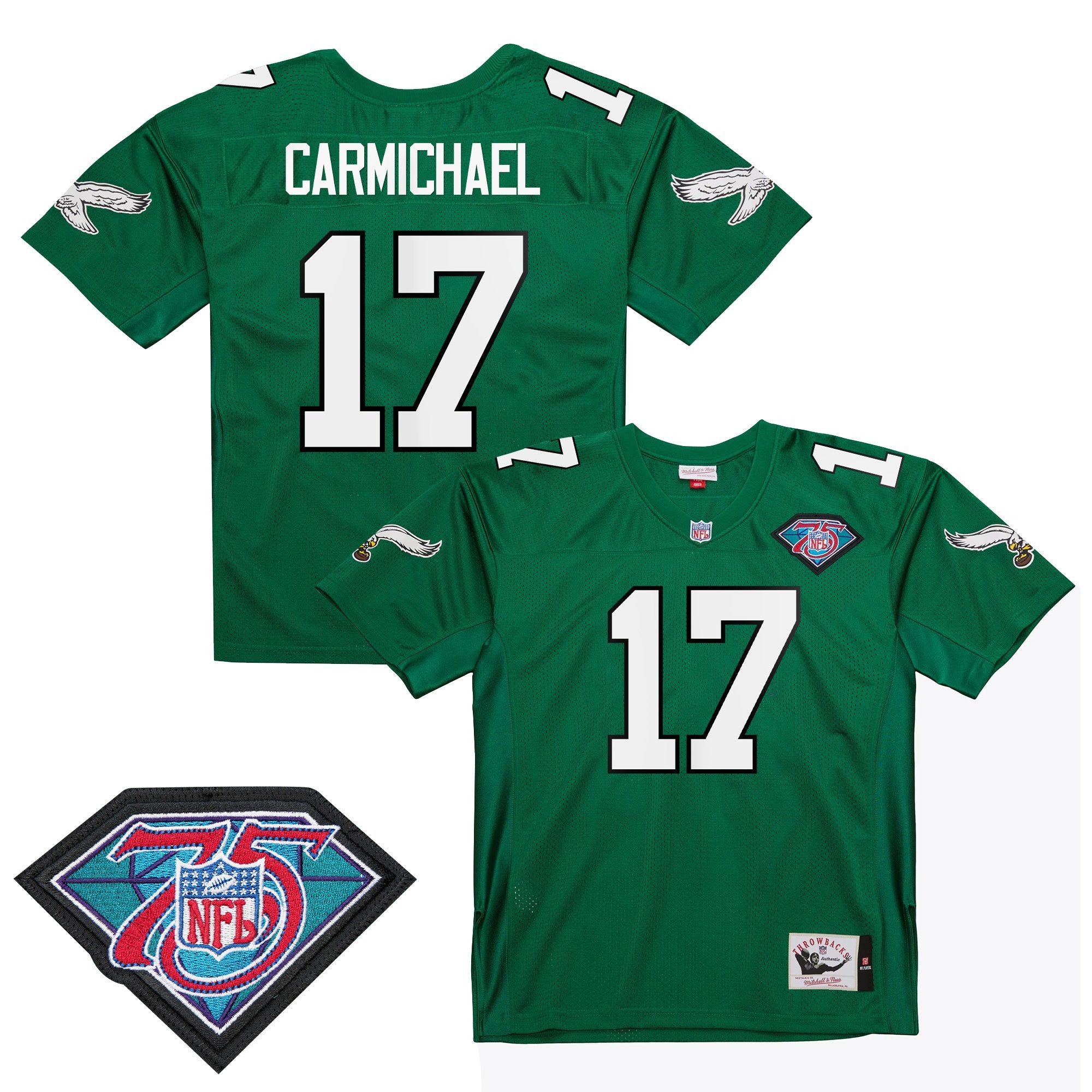Men's Philadelphia Eagles Throwback Player Jersey - All Stitched