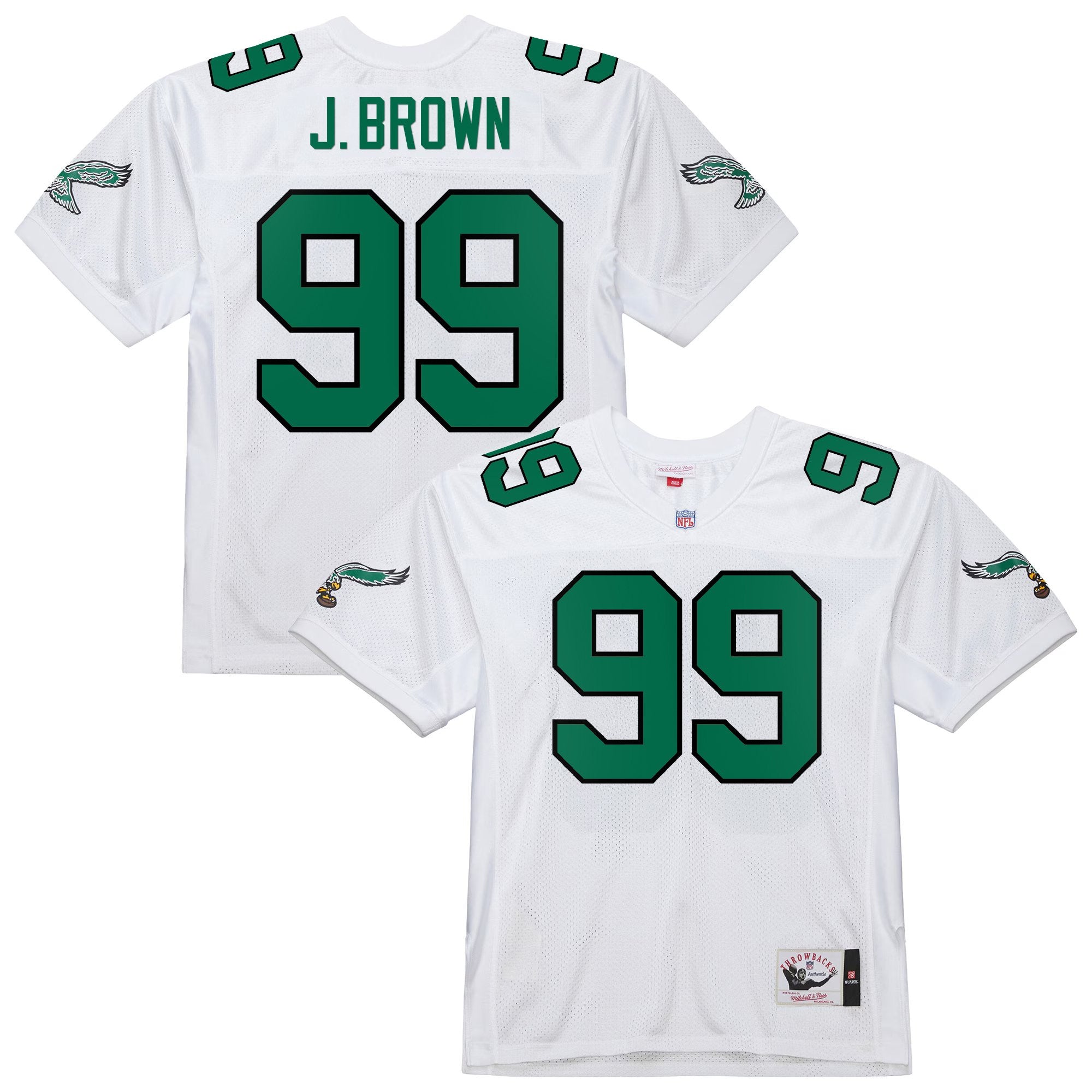 Men's Philadelphia Eagles Throwback Player Jersey - All Stitched