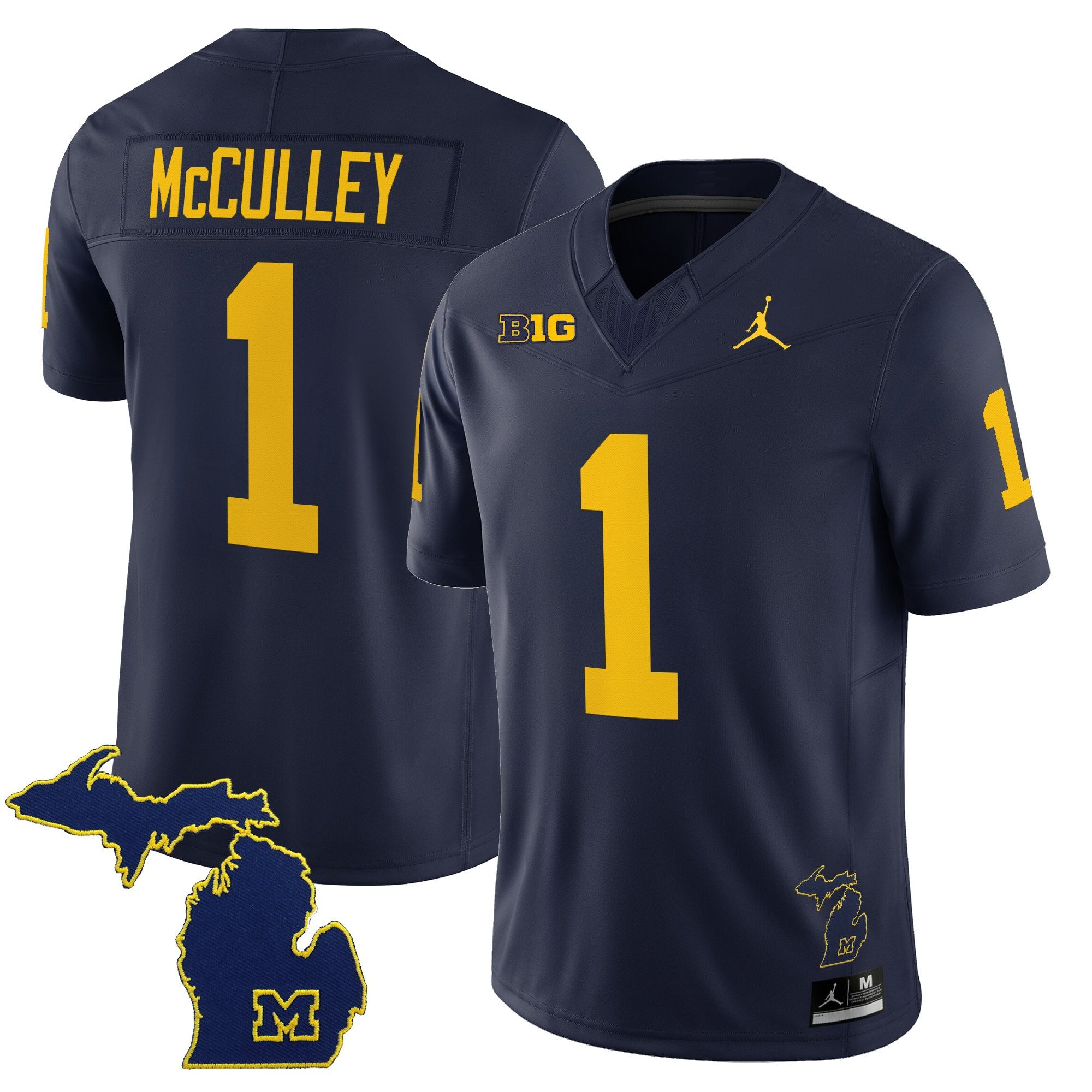 Men's Michigan Wolverines 2025 Vapor Limited Jersey V2 - All Stitched