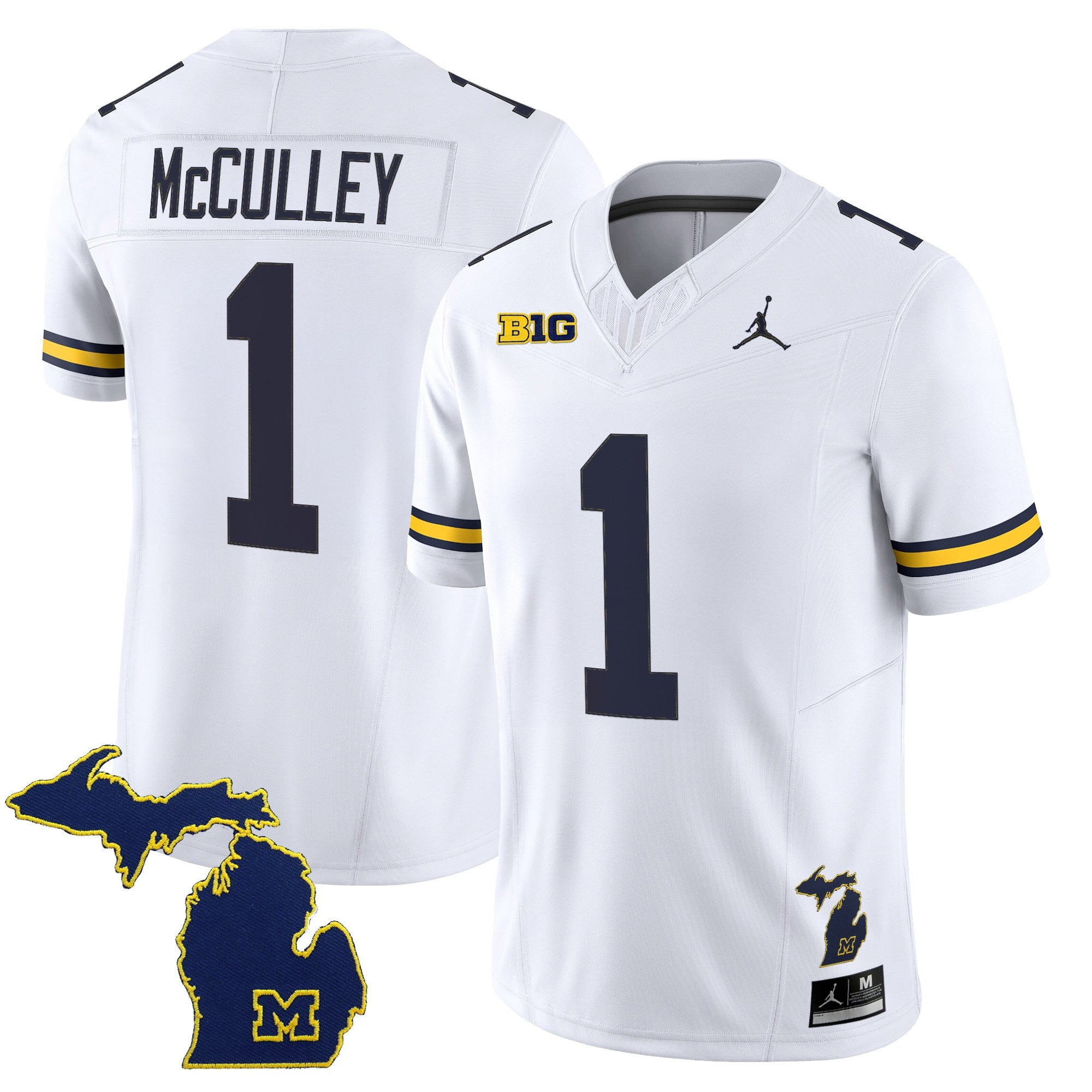 Men's Michigan Wolverines 2025 Vapor Limited Jersey V2 - All Stitched