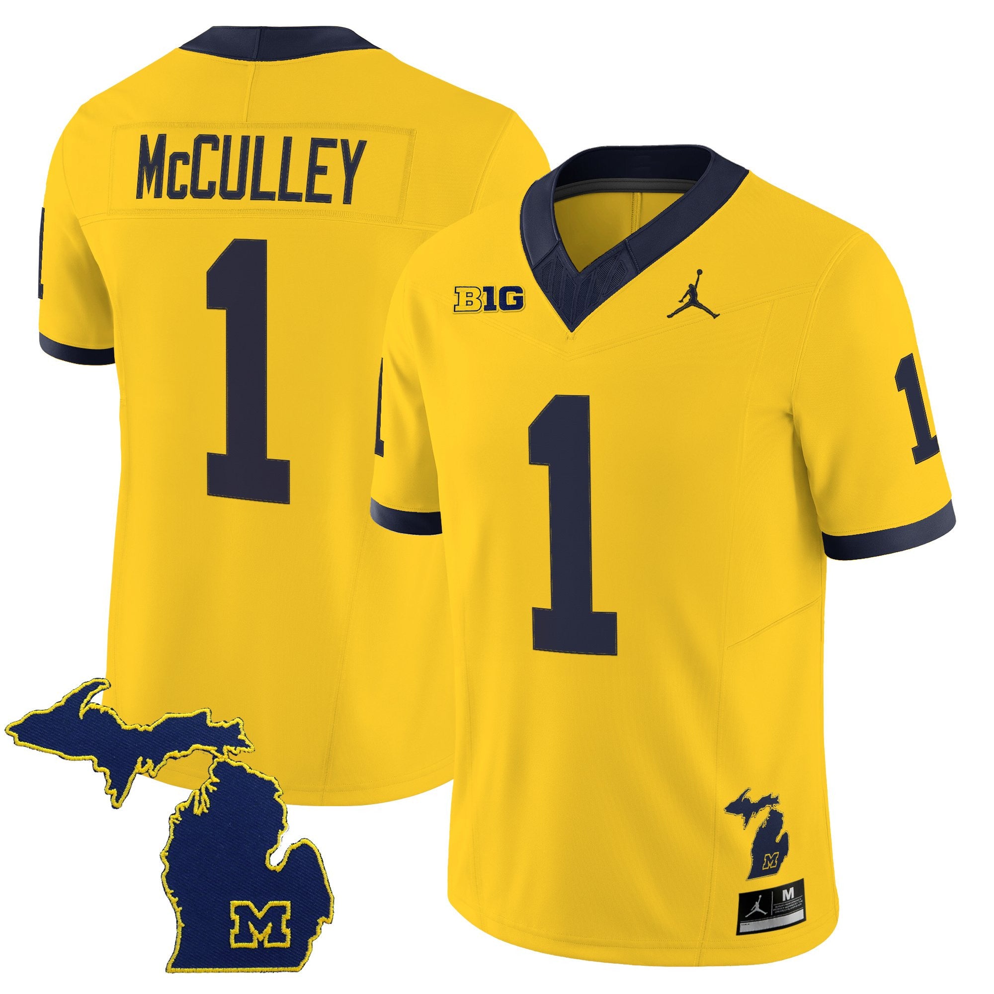 Men's Michigan Wolverines 2025 Vapor Limited Jersey V2 - All Stitched