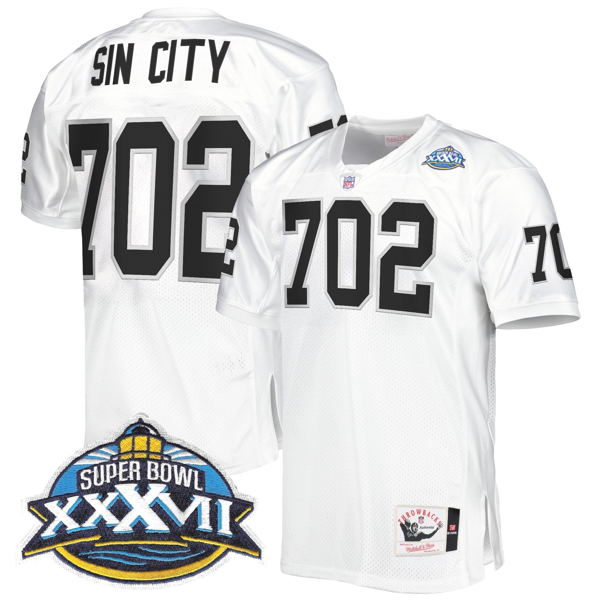 Men's Las Vegas Raiders Throwback Player Jersey - All Stitched