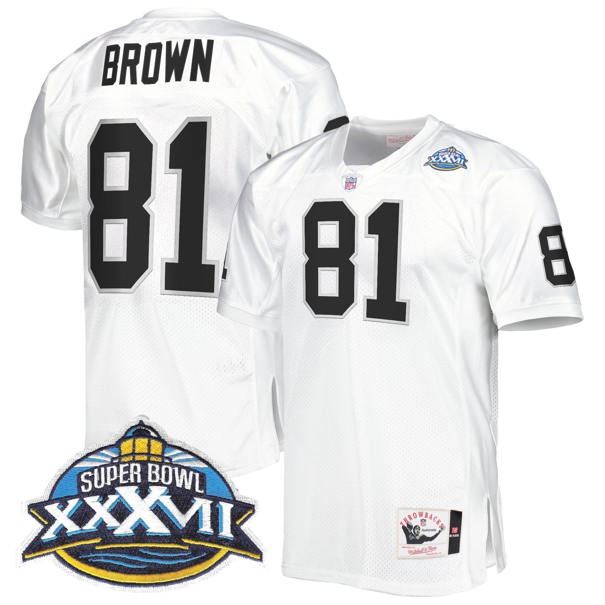 Men's Las Vegas Raiders Throwback Player Jersey - All Stitched