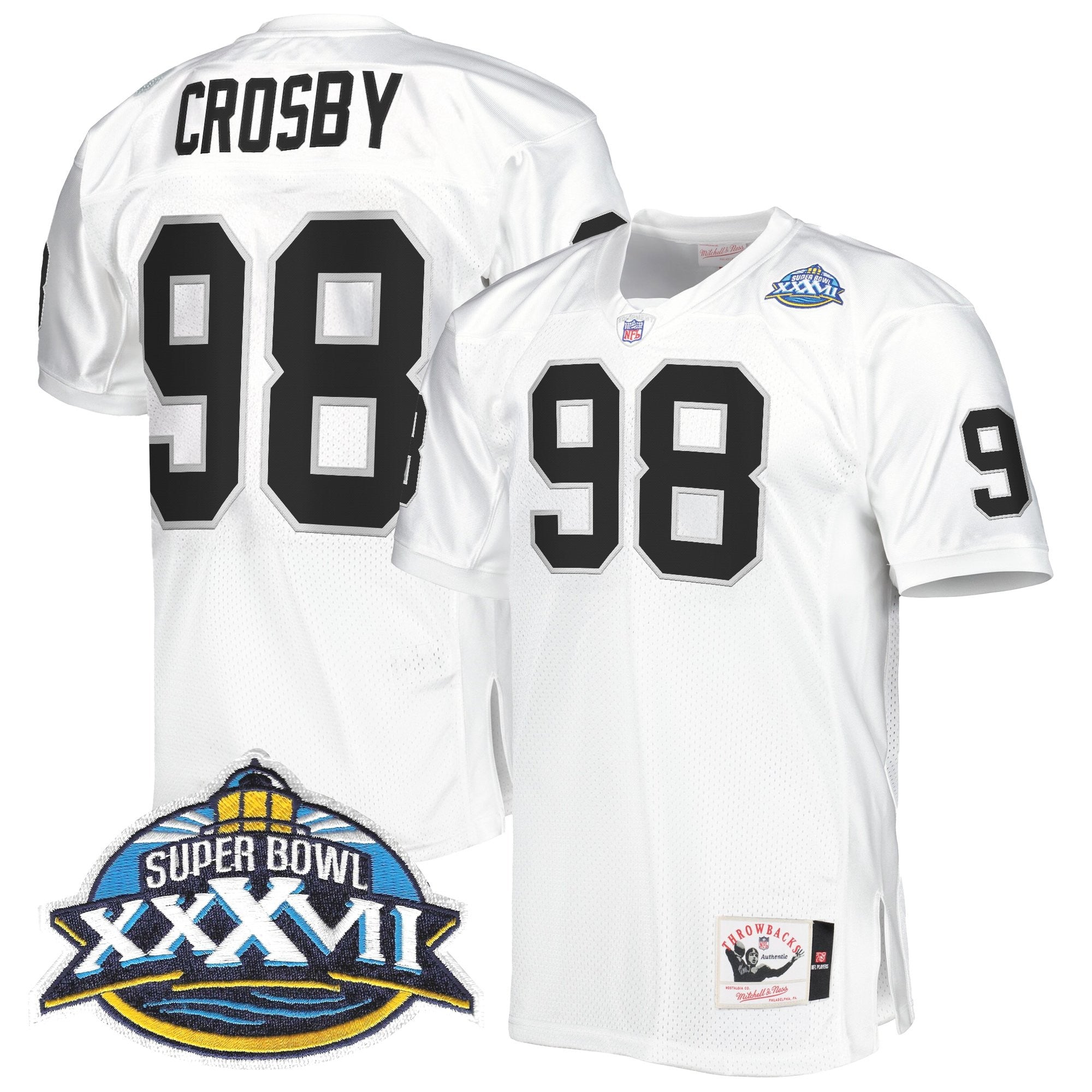 Men's Las Vegas Raiders Throwback Player Jersey - All Stitched
