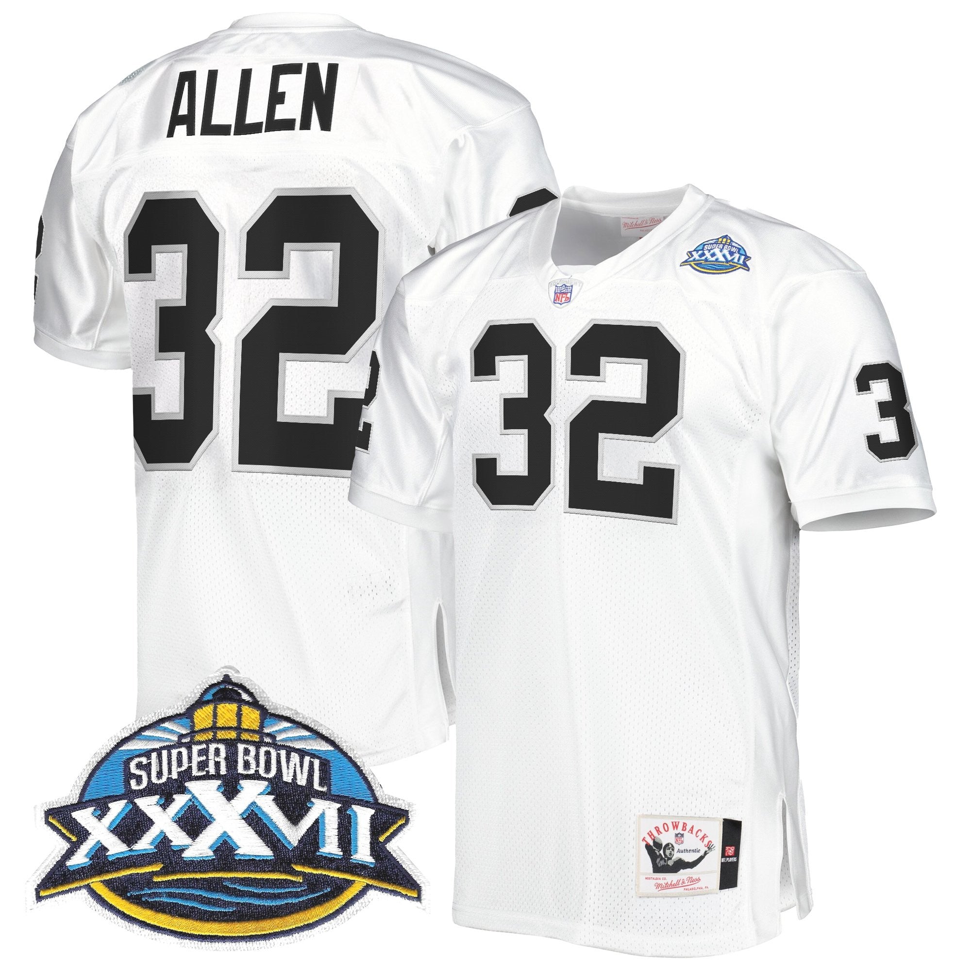 Men's Las Vegas Raiders Throwback Player Jersey - All Stitched