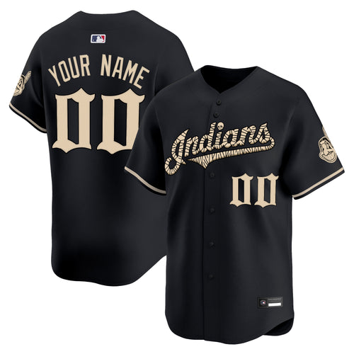 Cleveland Indians 'Halloween Mummy Edition' Vapor Premier Limited Custom Jersey - Stitched