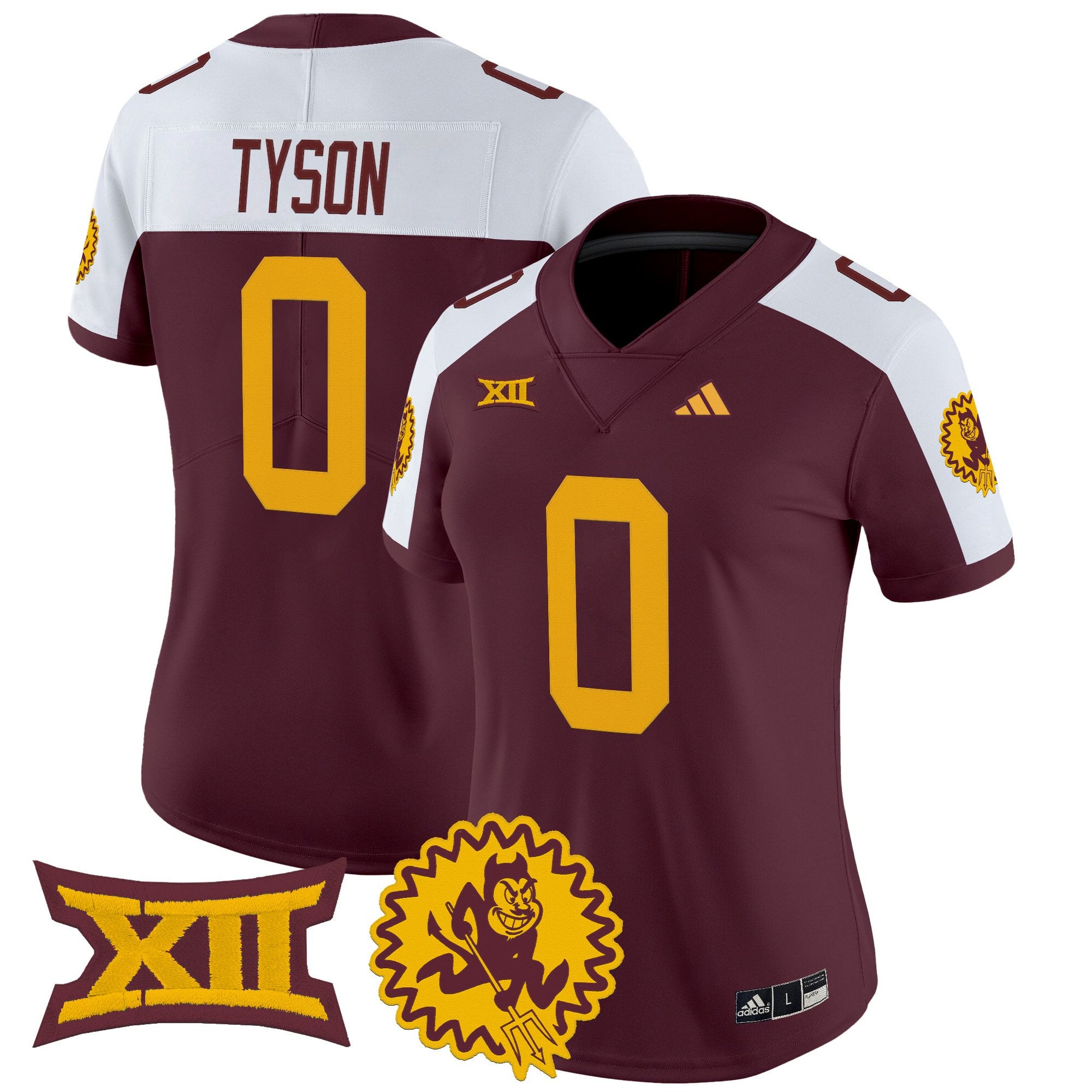 Women's Arizona State Sun Devils 1975 Throwback Vapor Limited Jersey - All Stitched