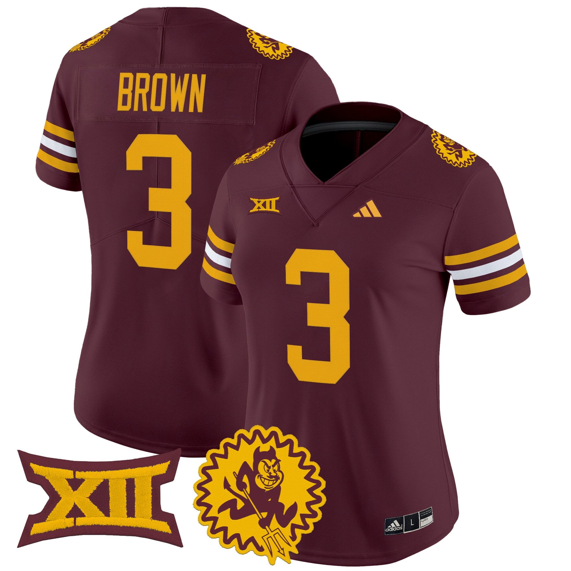 Women's Arizona State Sun Devils 1975 Throwback Vapor Limited Jersey - All Stitched