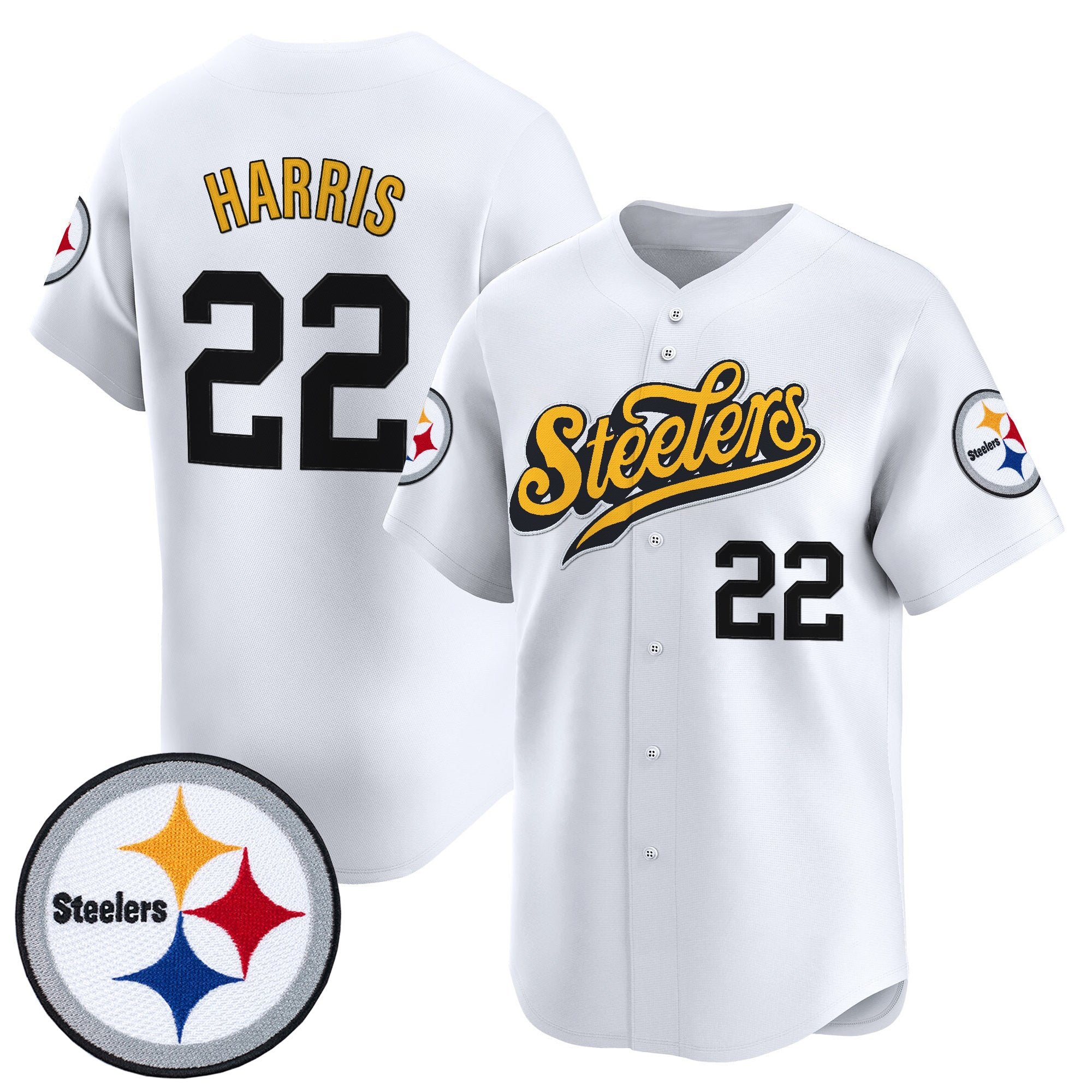 Men's Pittsburgh Steelers 2025 Vapor Baseball Jersey V3 - All Stitched