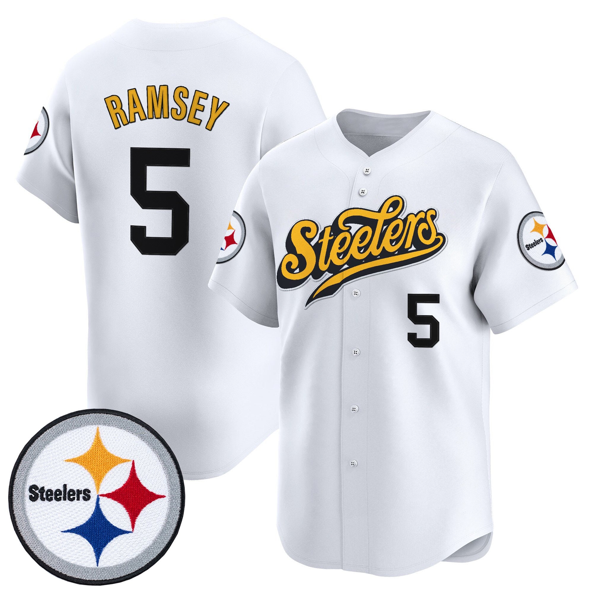 Men's Pittsburgh Steelers 2025 Vapor Baseball Jersey V3 - All Stitched