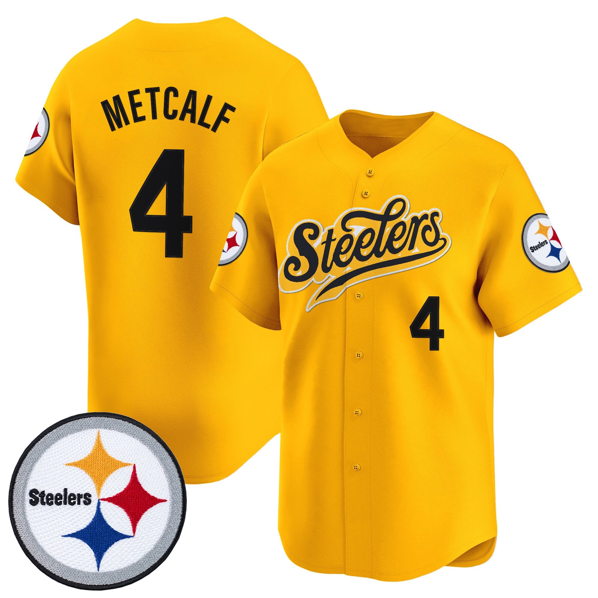 Men's Pittsburgh Steelers 2025 Vapor Baseball Jersey V3 - All Stitched