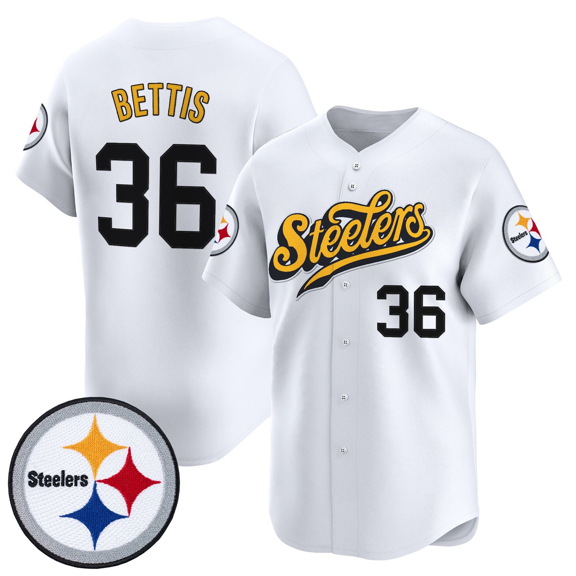 Men's Pittsburgh Steelers 2025 Vapor Baseball Jersey V3 - All Stitched