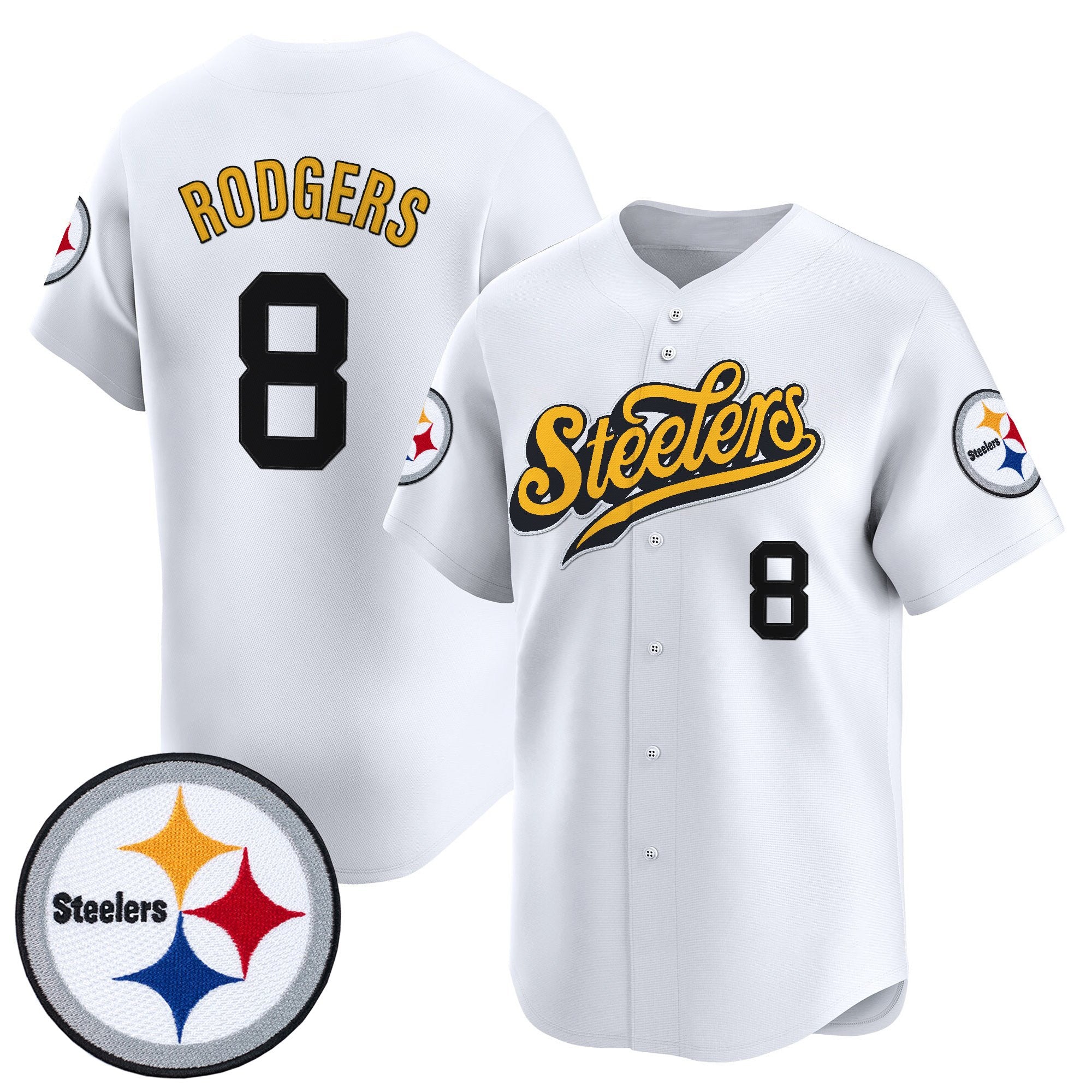 Men's Pittsburgh Steelers 2025 Vapor Baseball Jersey V3 - All Stitched