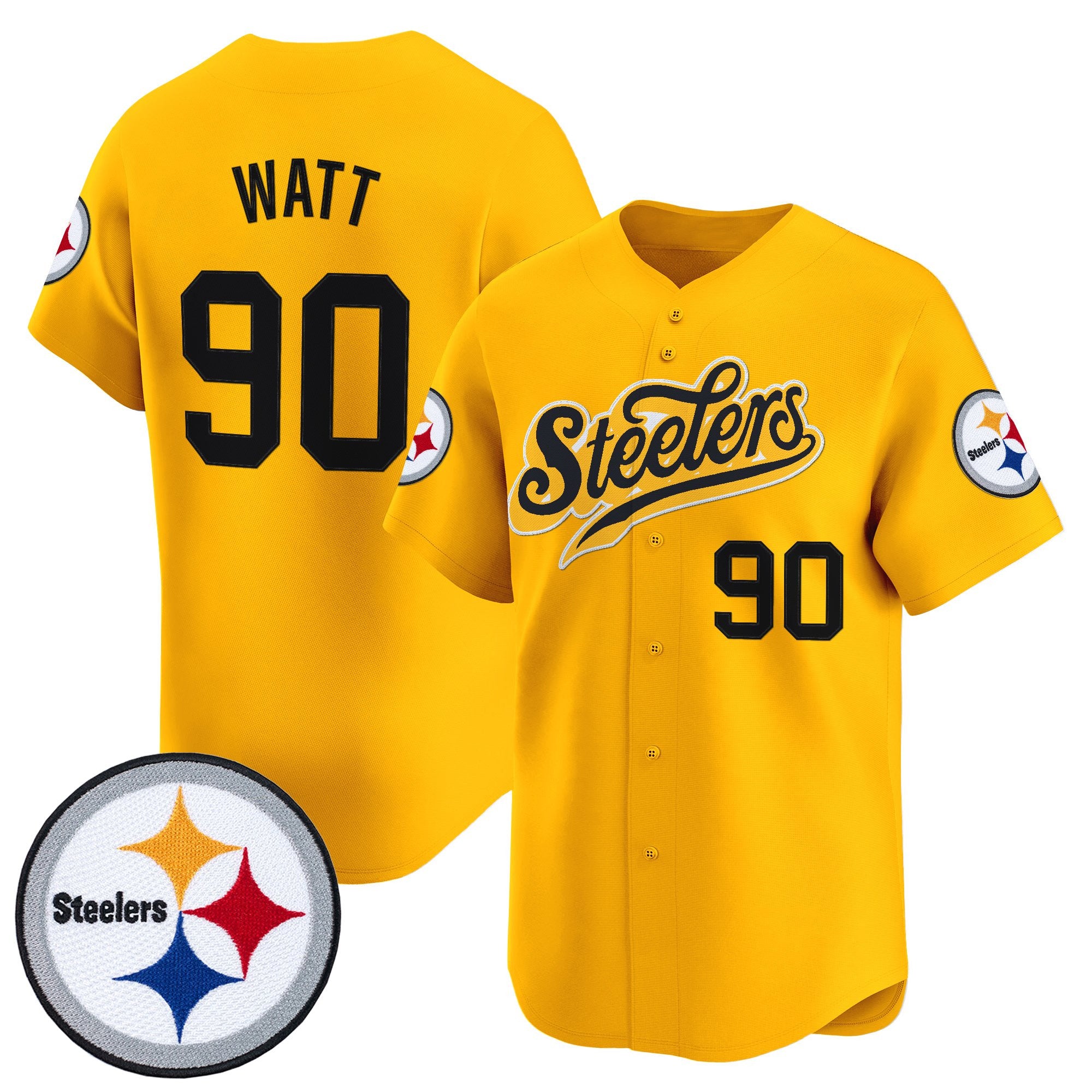 Men's Pittsburgh Steelers 2025 Vapor Baseball Jersey V3 - All Stitched