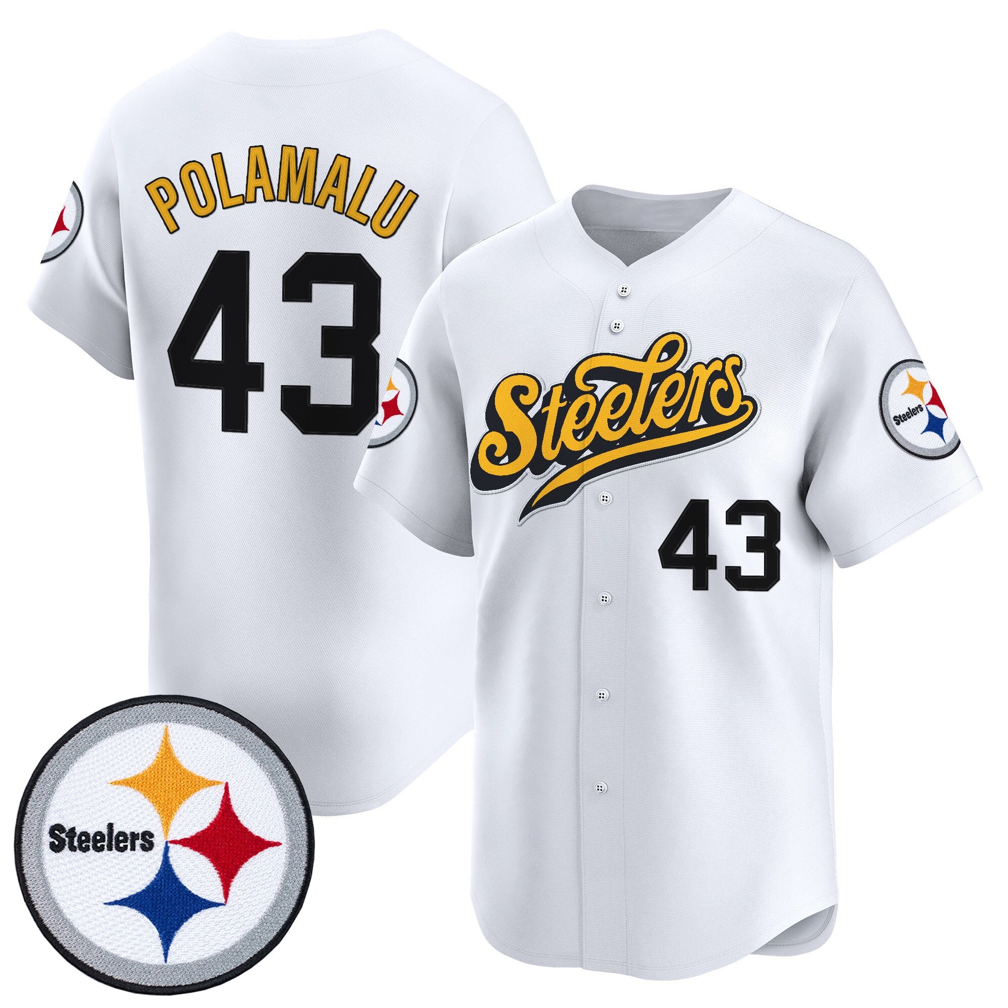 Men's Pittsburgh Steelers 2025 Vapor Baseball Jersey V3 - All Stitched