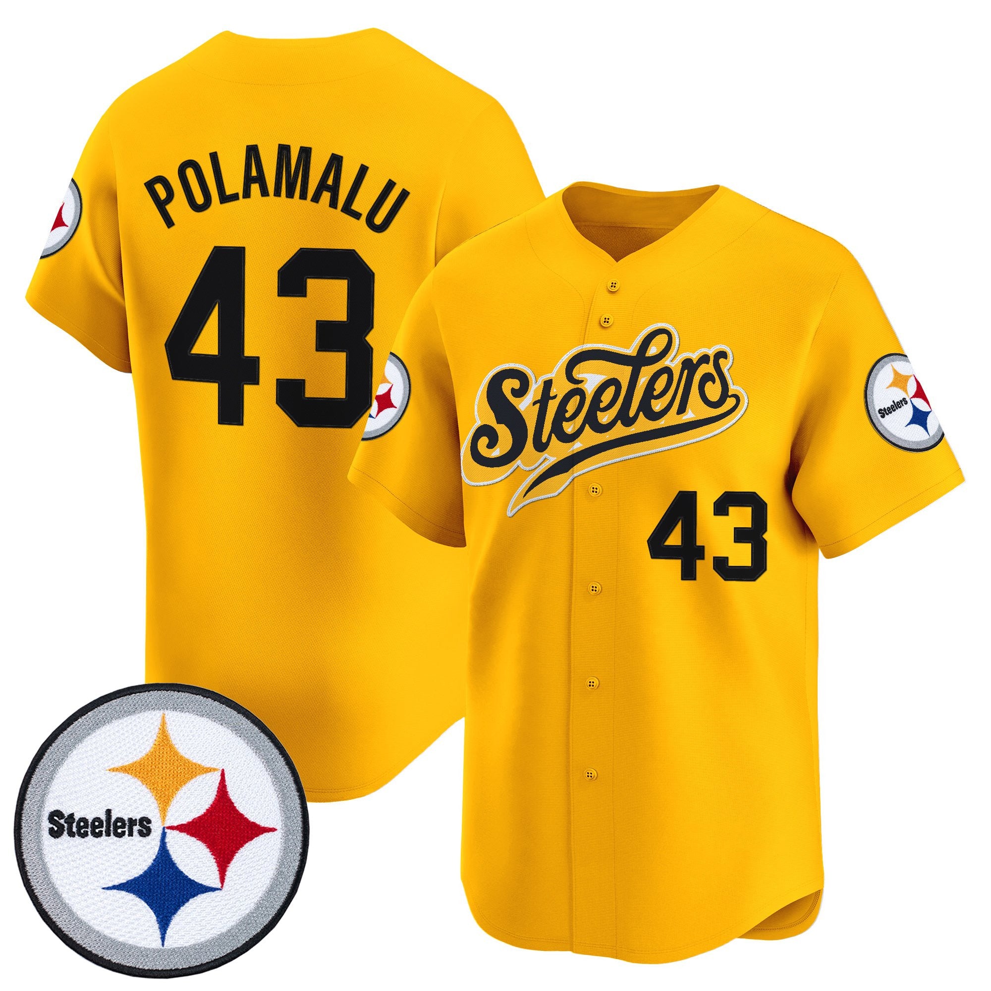 Men's Pittsburgh Steelers 2025 Vapor Baseball Jersey V3 - All Stitched
