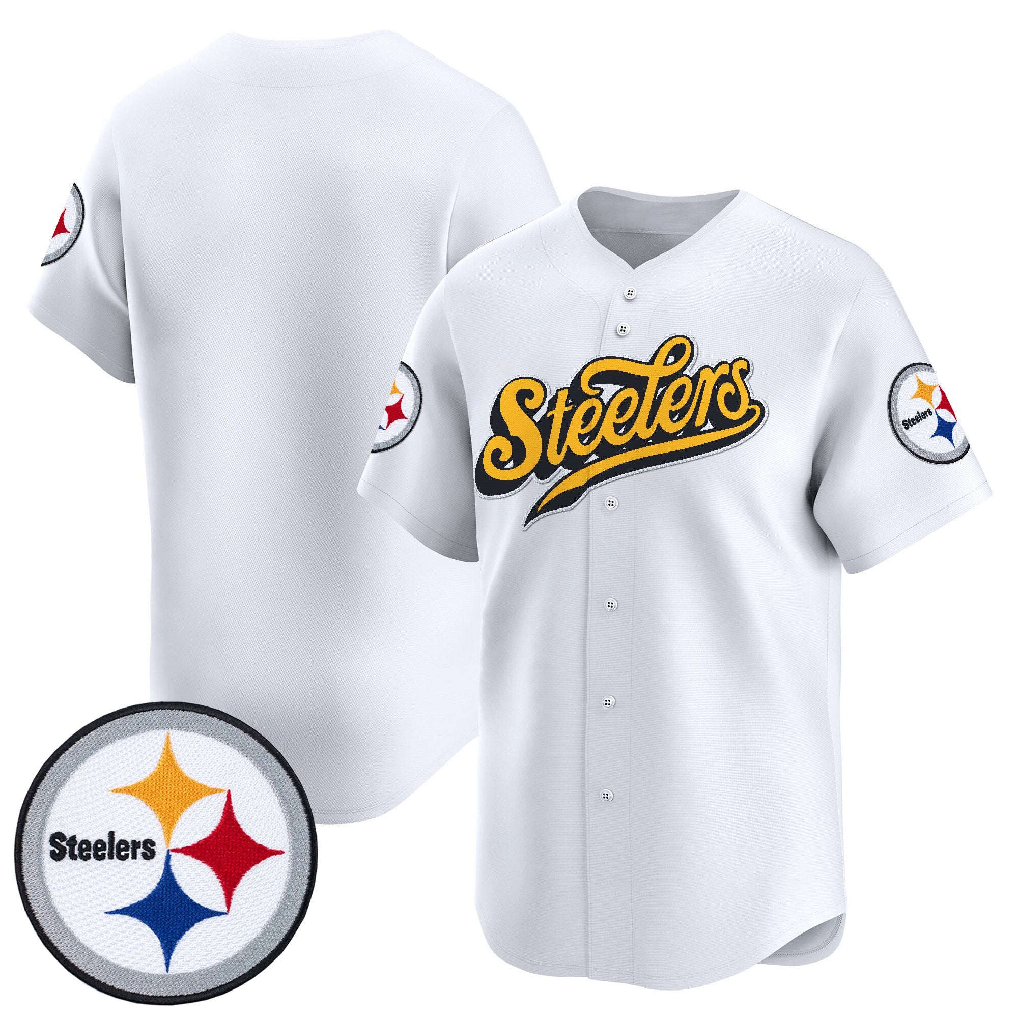 Men's Pittsburgh Steelers 2025 Vapor Baseball Jersey V3 - All Stitched