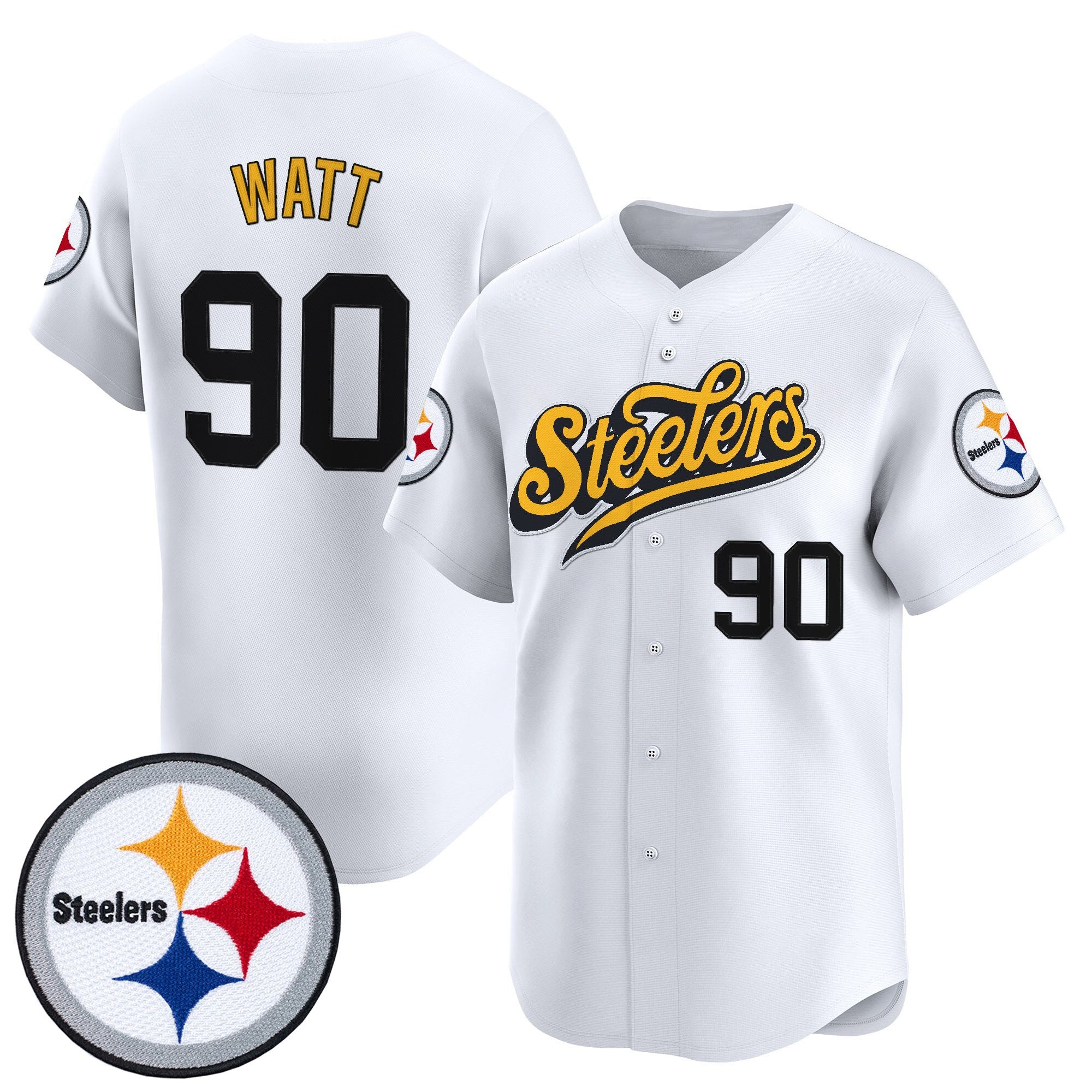 Men's Pittsburgh Steelers 2025 Vapor Baseball Jersey V3 - All Stitched