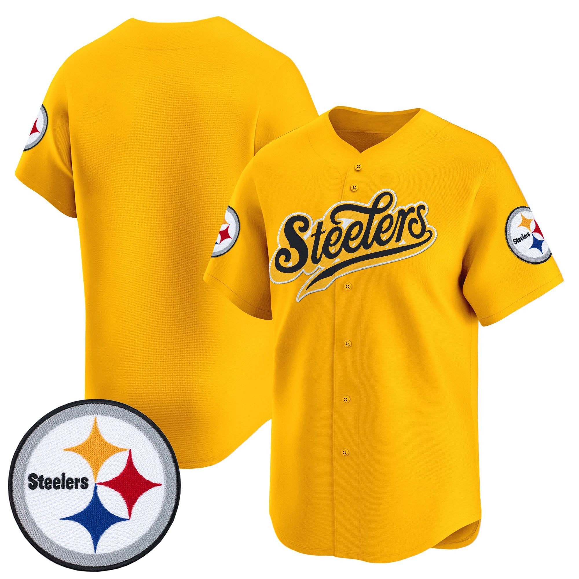 Men's Pittsburgh Steelers 2025 Vapor Baseball Jersey V3 - All Stitched
