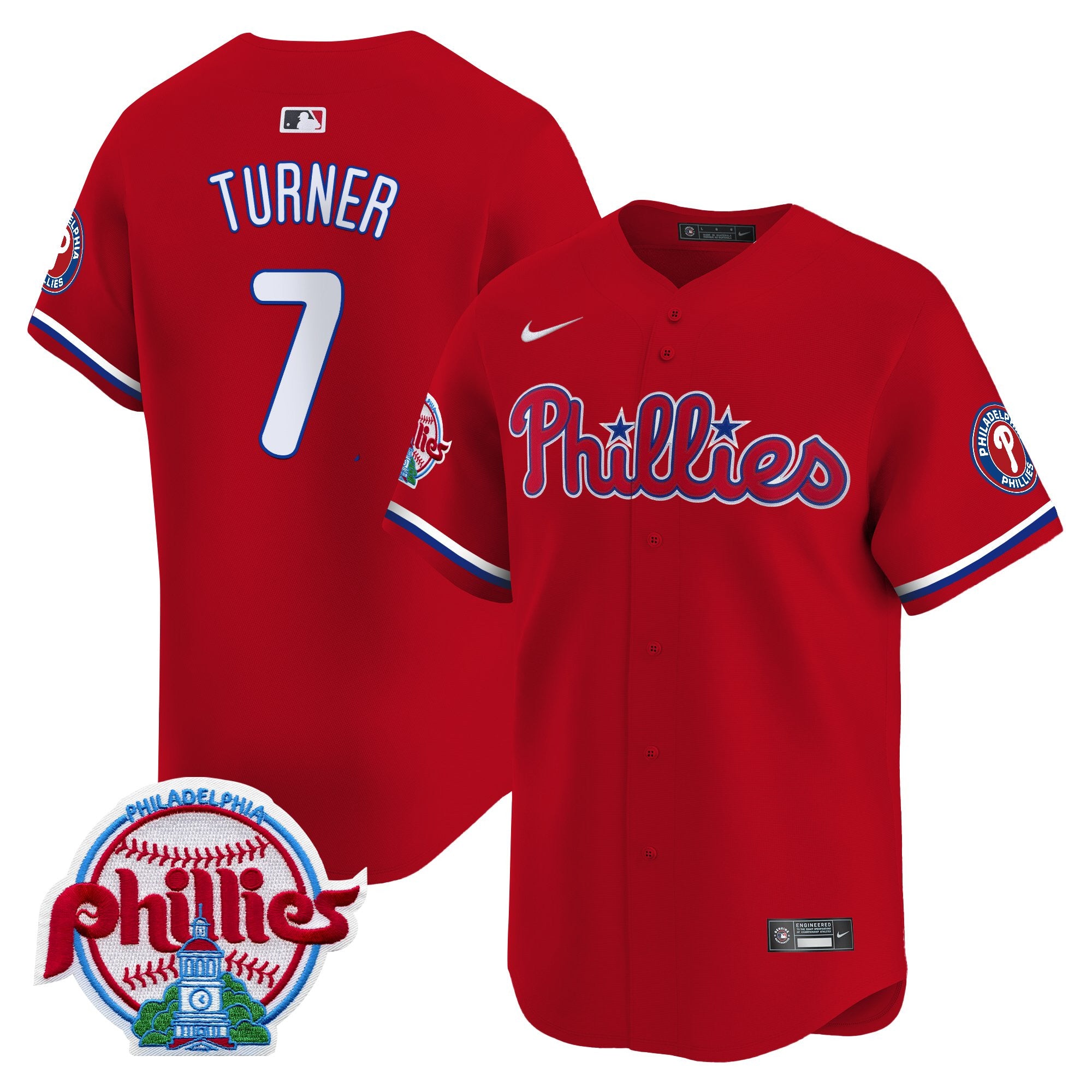 Men's Philadelphia Phillies 2025 Vapor Premier Limited Jersey - All Stitched