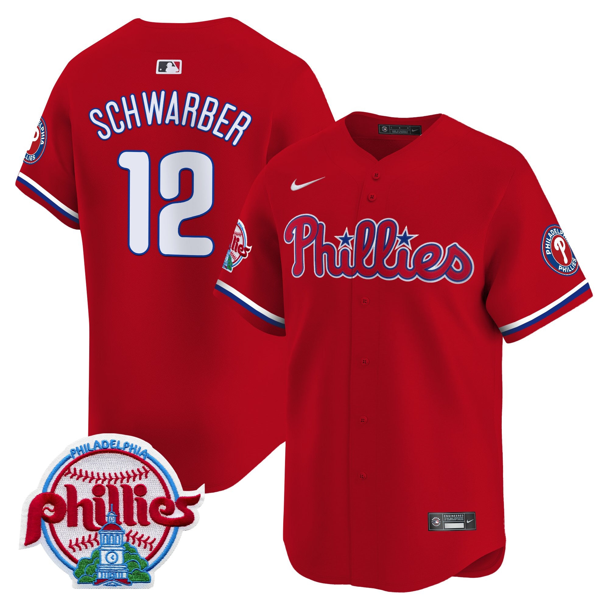 Men's Philadelphia Phillies 2025 Vapor Premier Limited Jersey - All Stitched