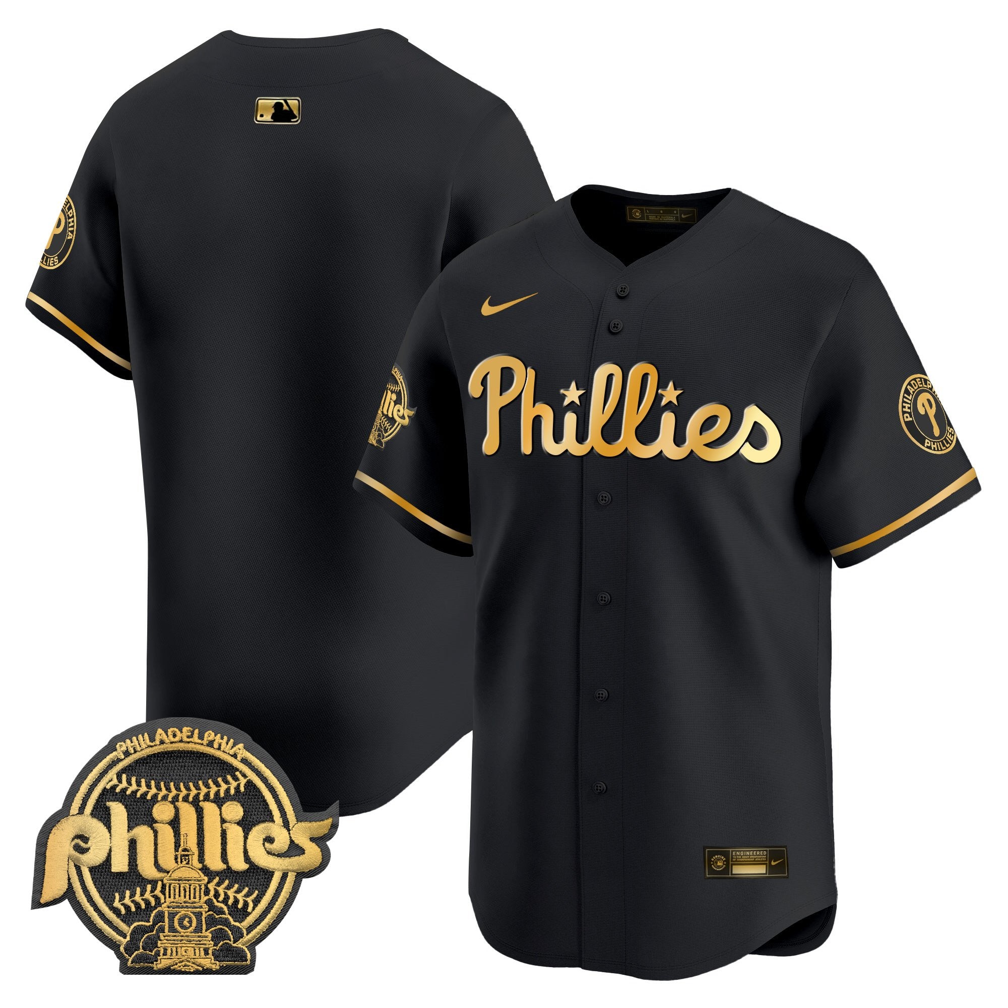 Men's Philadelphia Phillies 2025 Vapor Premier Limited Jersey - All Stitched