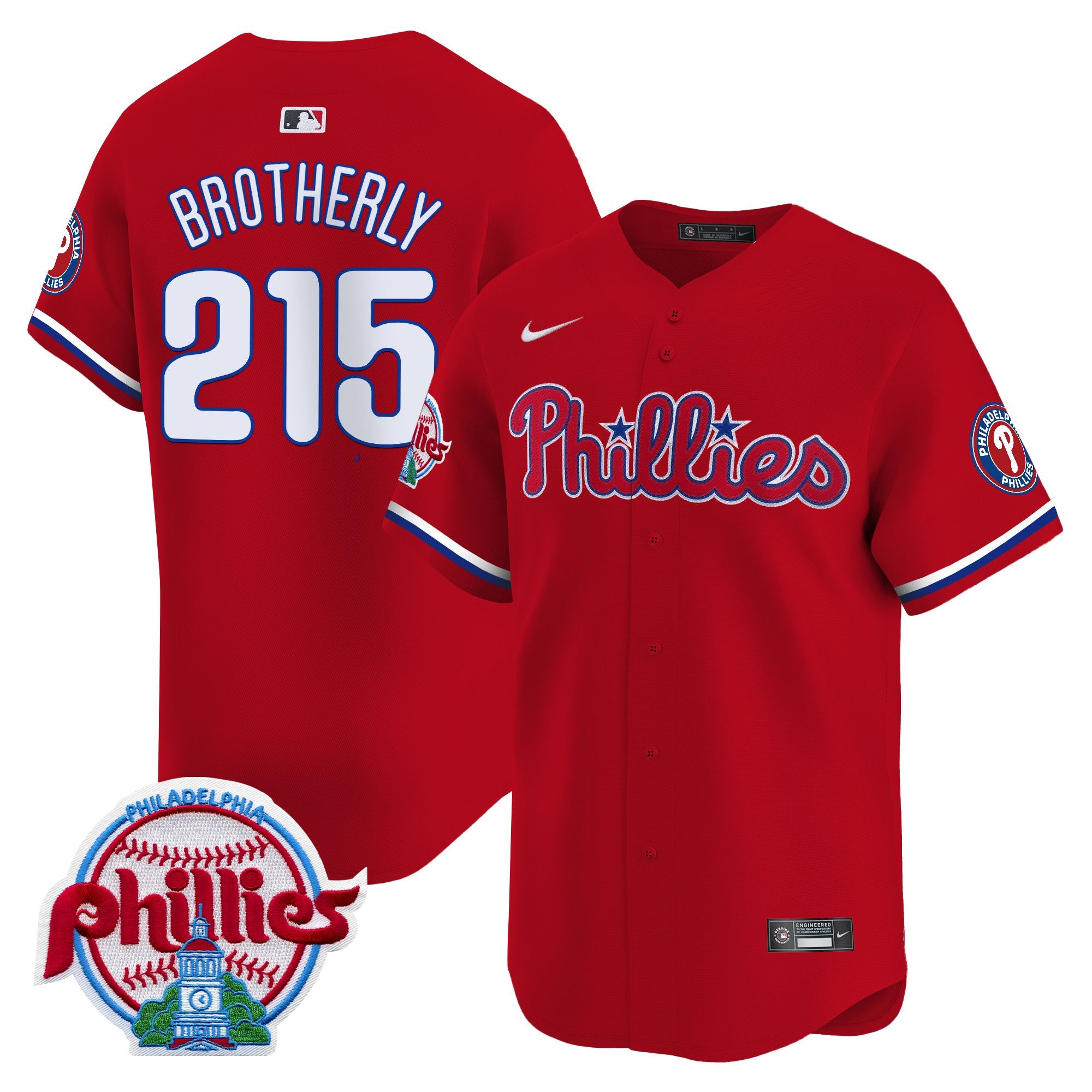 Men's Philadelphia Phillies 2025 Vapor Premier Limited Jersey - All Stitched