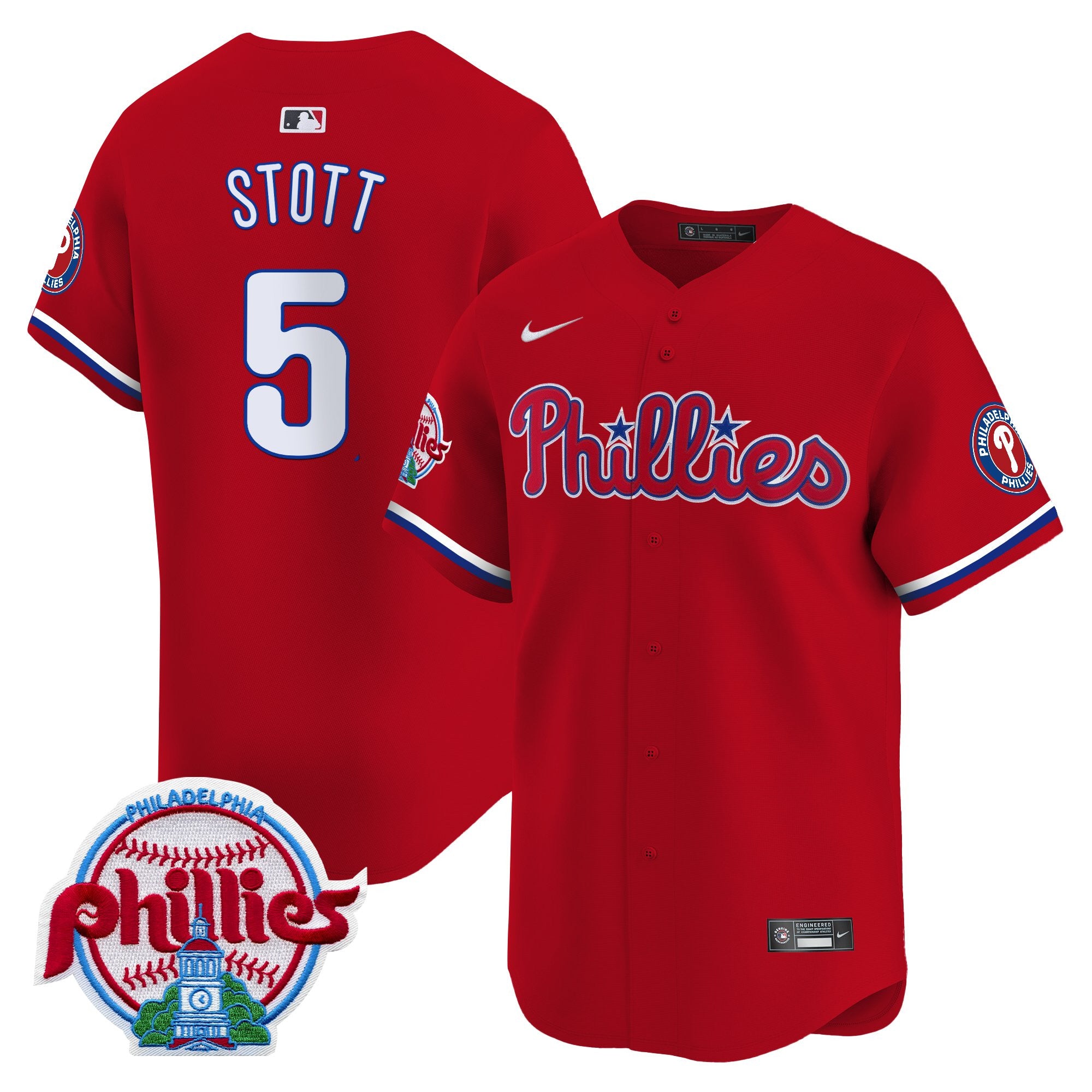 Men's Philadelphia Phillies 2025 Vapor Premier Limited Jersey - All Stitched