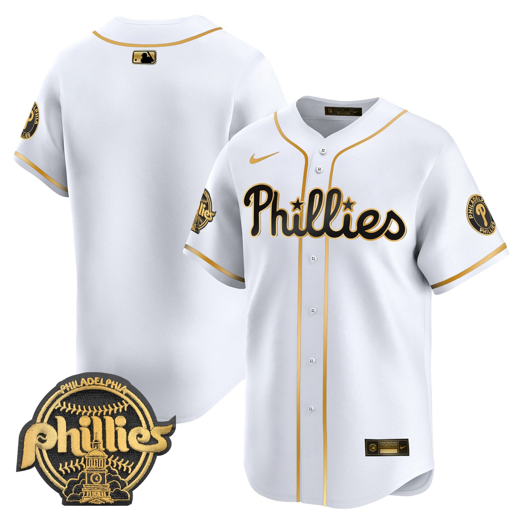 Men's Philadelphia Phillies 2025 Vapor Premier Limited Jersey - All Stitched