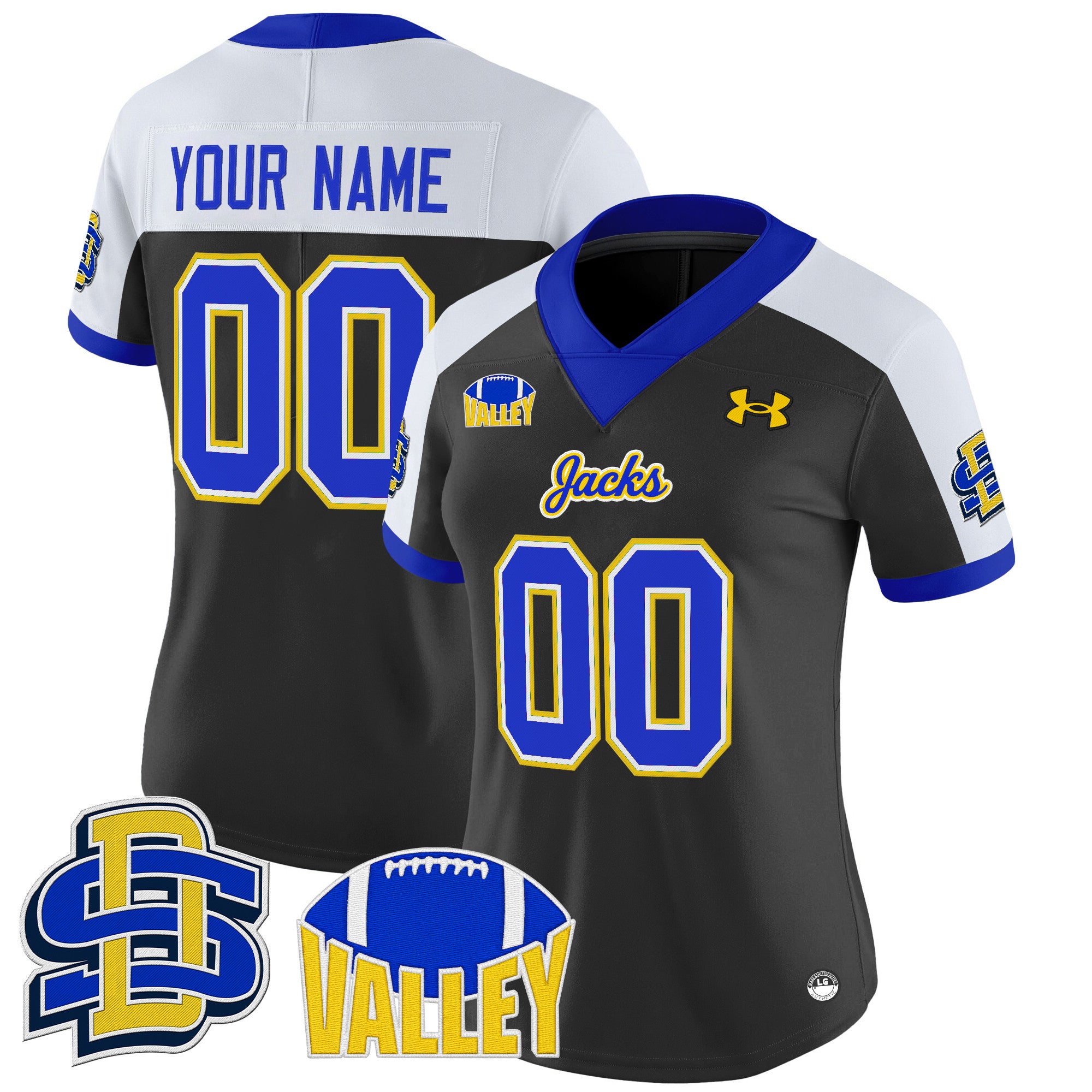 South Dakota State Jackrabbits 2025 Vapor Limited Custom Jersey - All Stitched