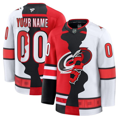 Carolina Hurricanes Split Custom Jersey - All Stitched