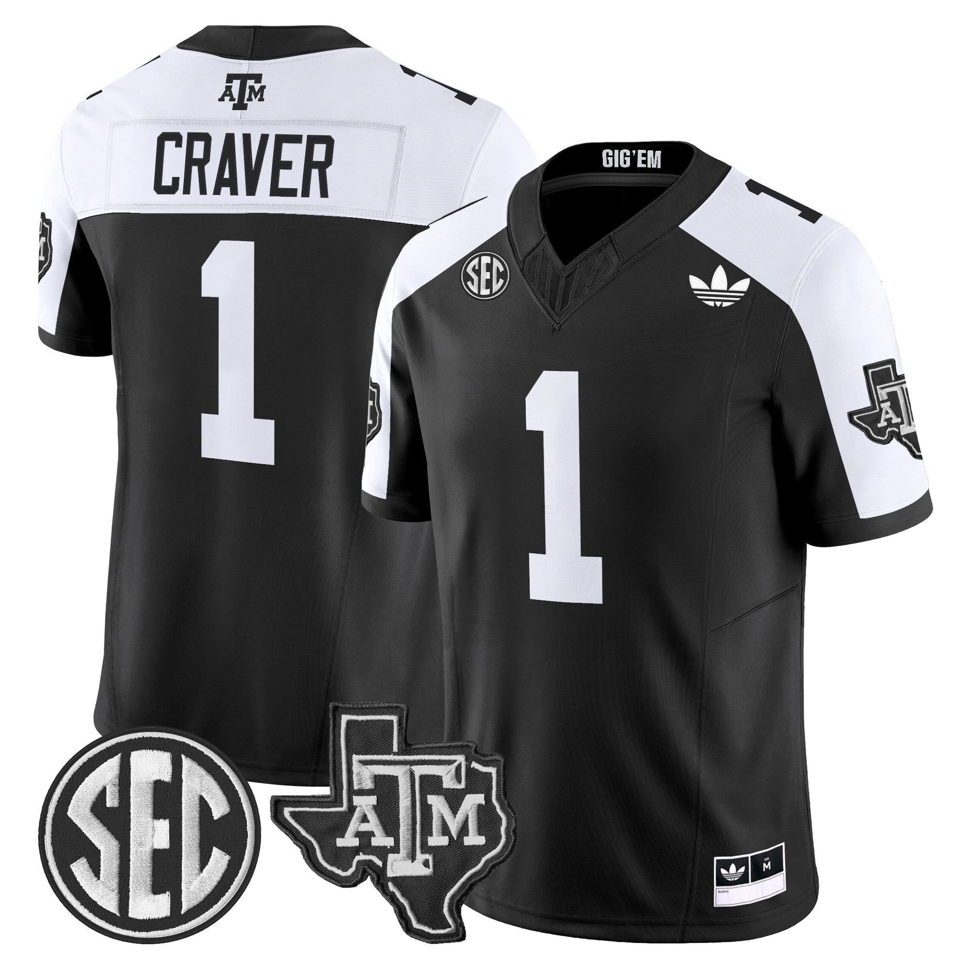 Men's Texas A&M Aggies 2025 Vapor Limited Jersey V2 - All Stitched