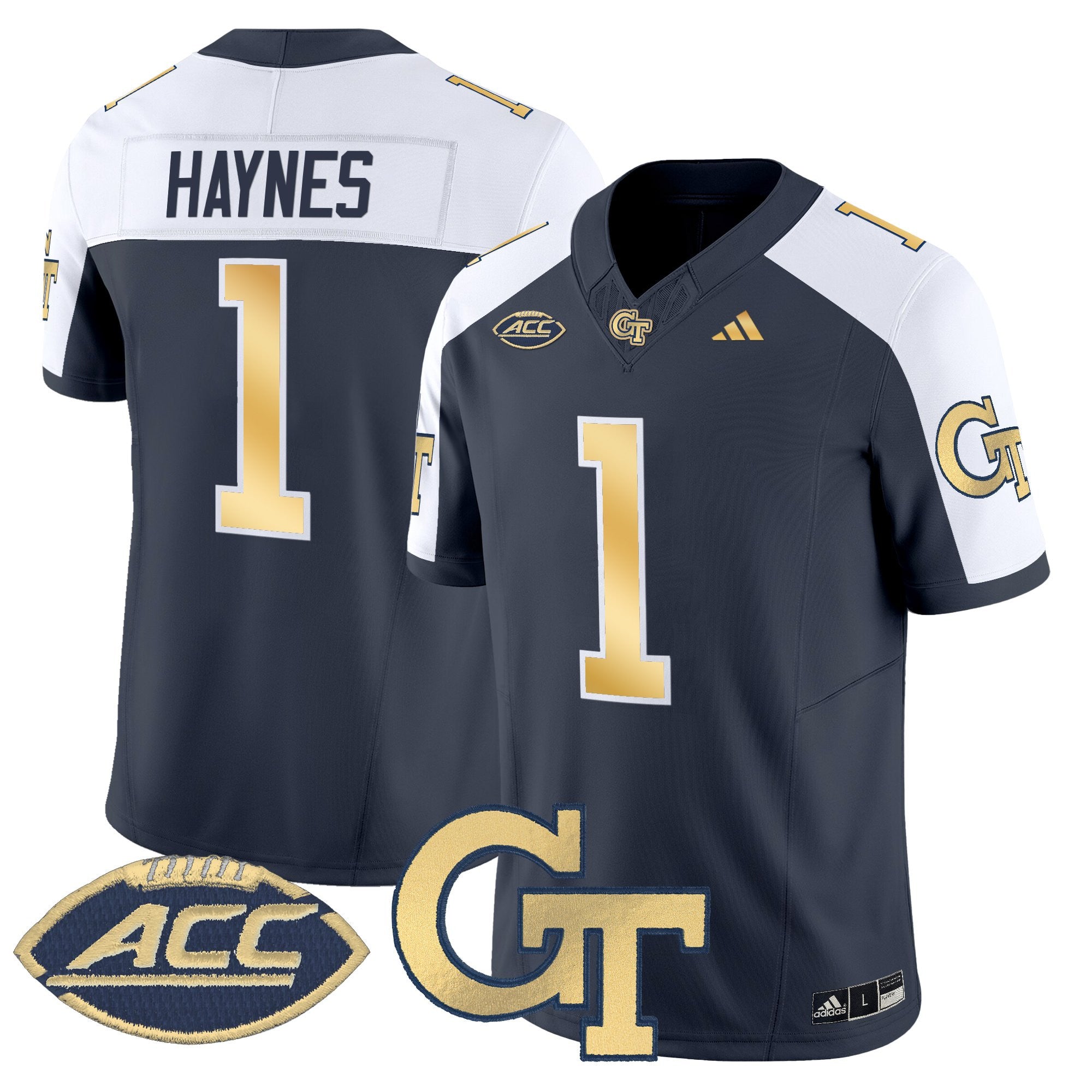 Youth's Georgia Tech Yellow Jackets 2025 Vapor Limited Jersey - All stitched