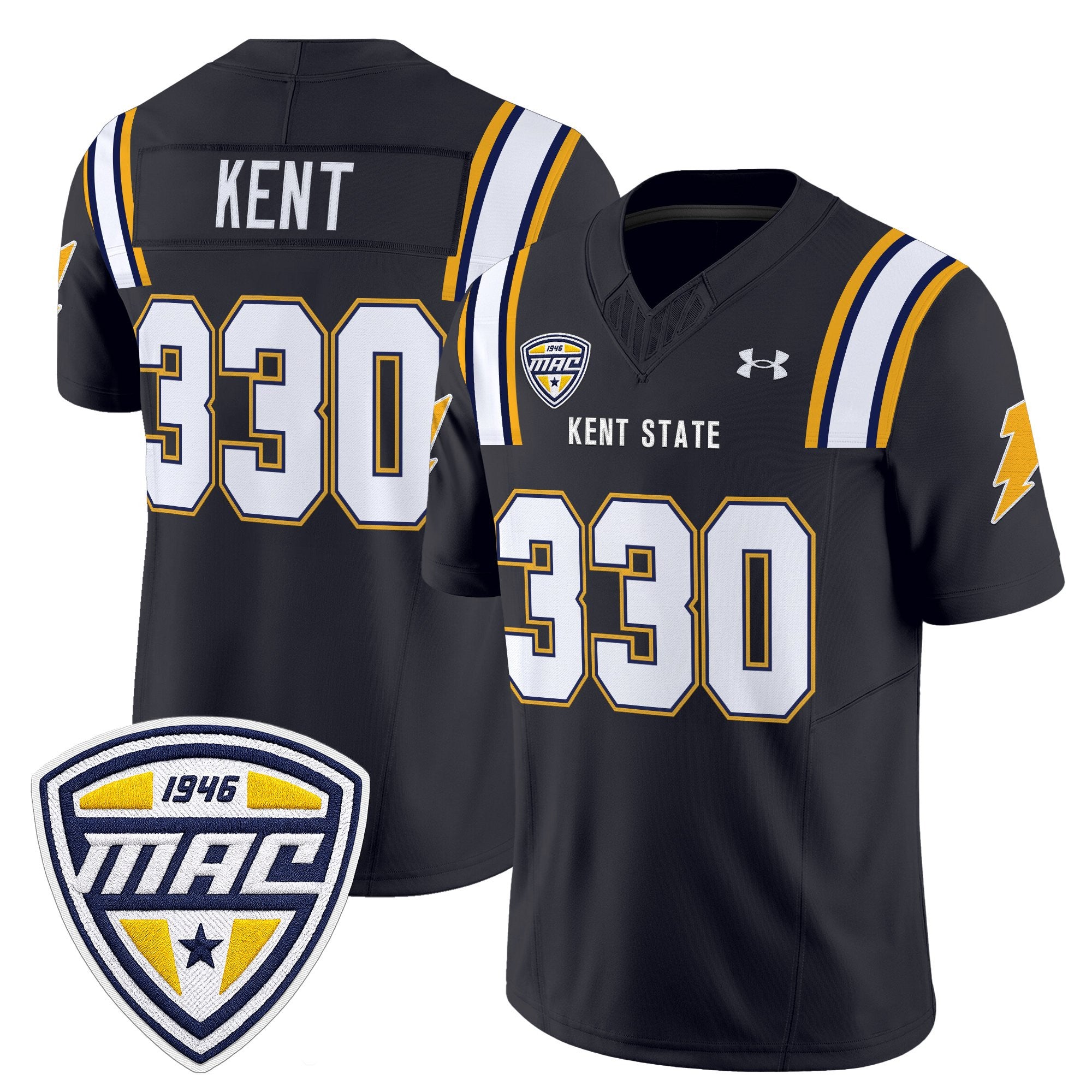 Men's Kent State Golden Flashes 2025 Vapor Limited Jersey - All Stitched