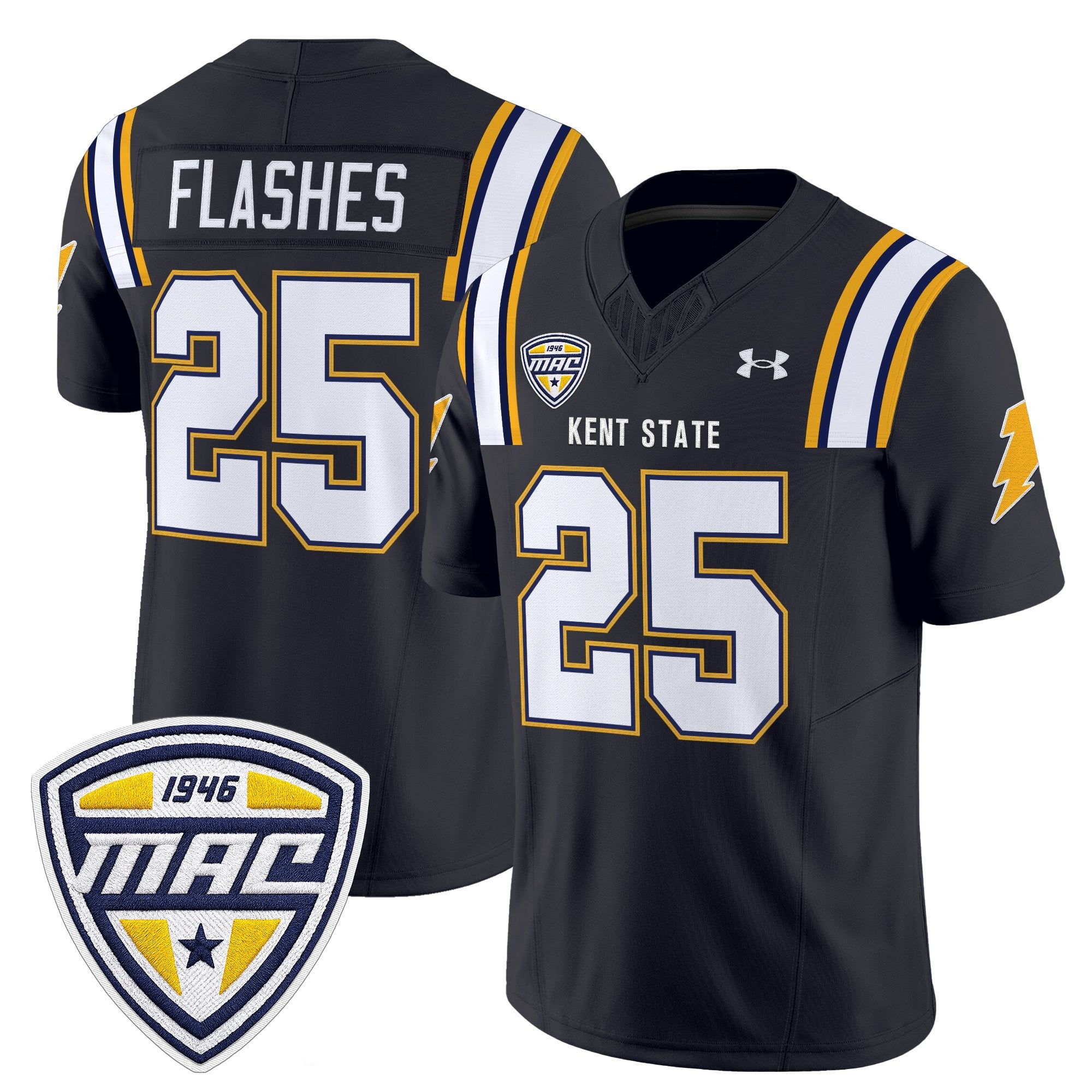 Men's Kent State Golden Flashes 2025 Vapor Limited Jersey - All Stitched