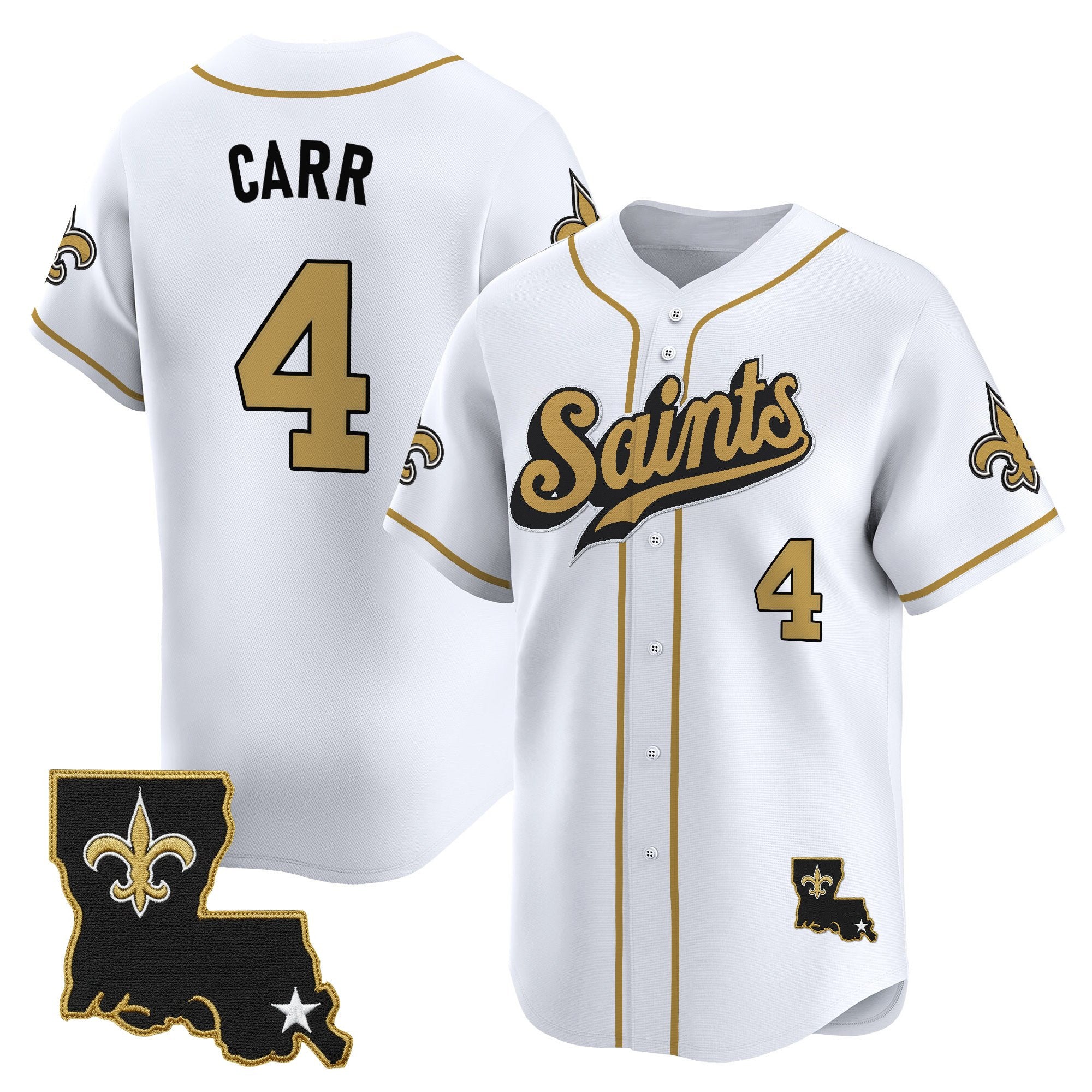Men's New Orleans Saints 2025 Vapor Baseball Jersey - All Stitched