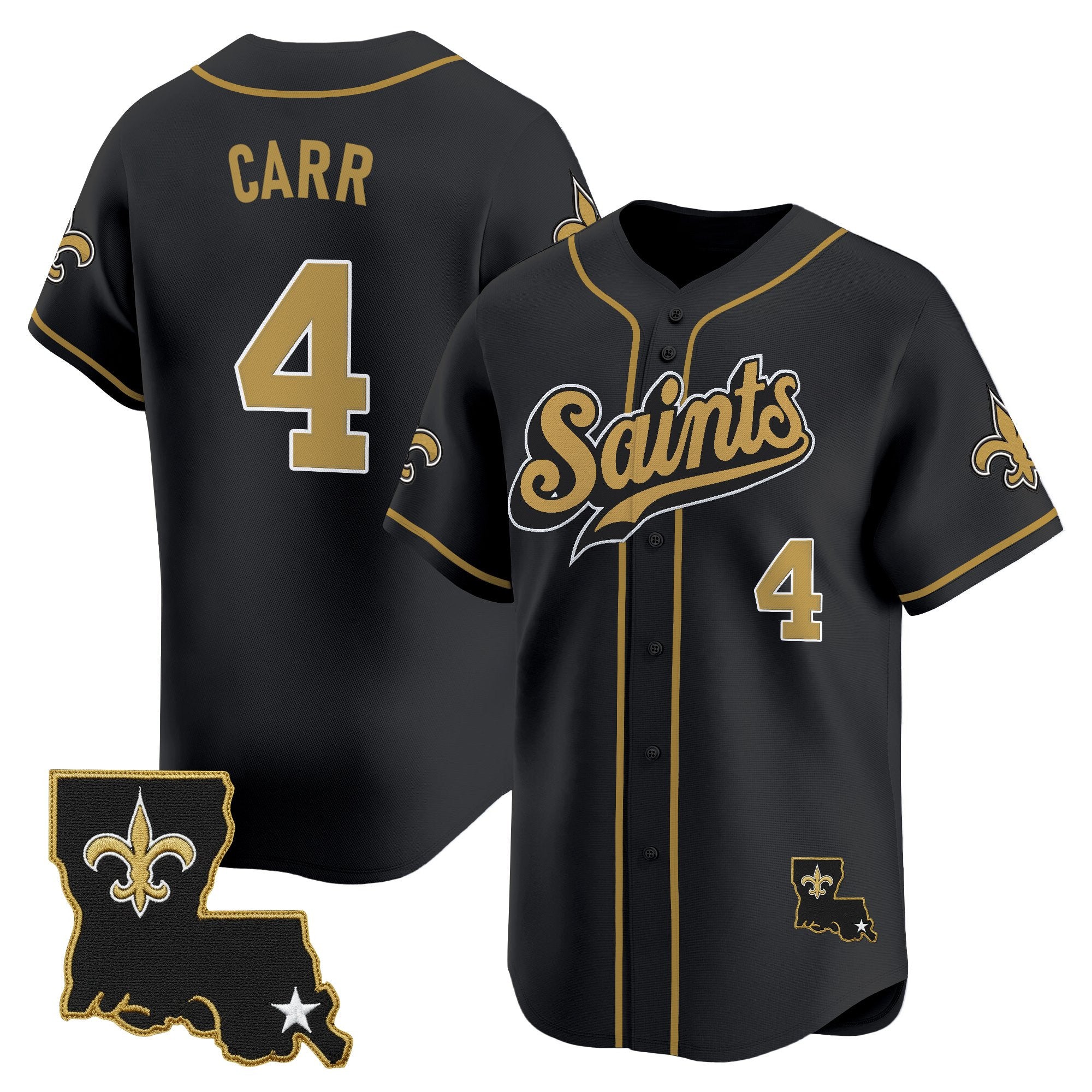Men's New Orleans Saints 2025 Vapor Baseball Jersey - All Stitched
