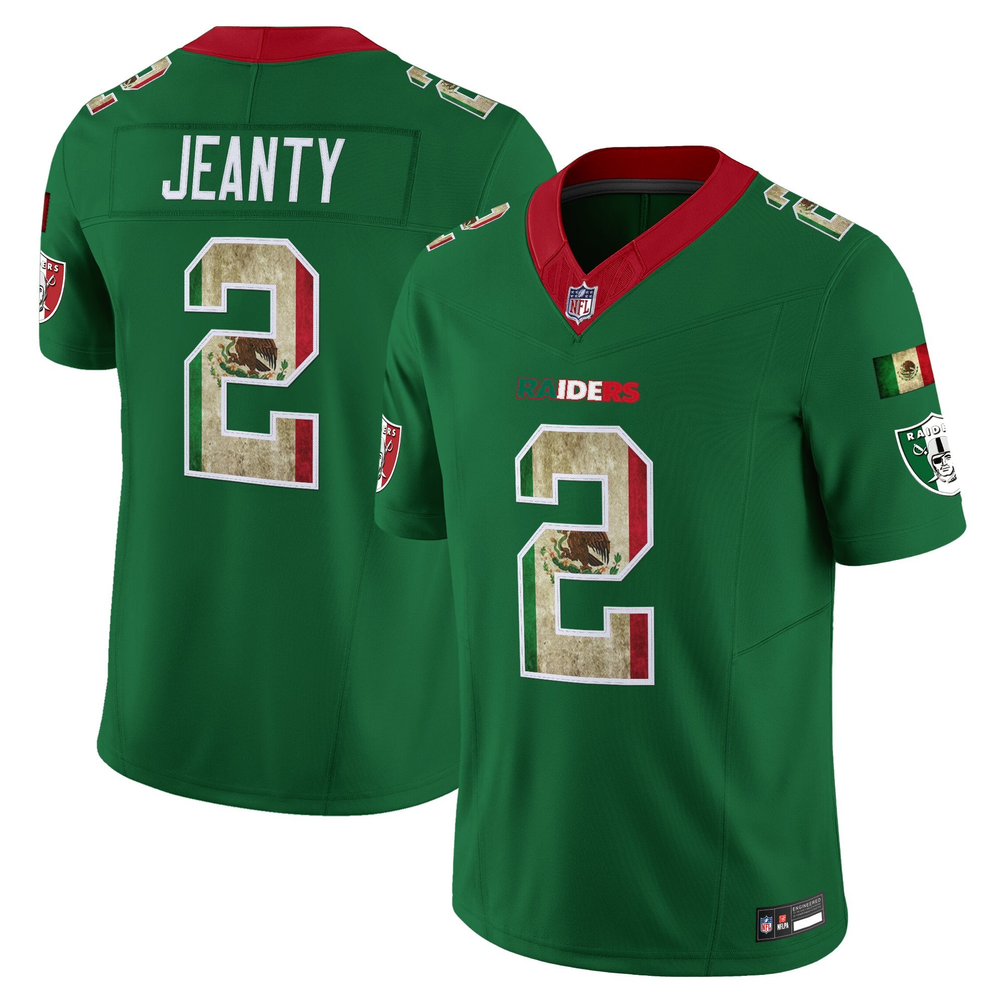 Men's Las Vegas Raiders Mexico Vapor Limited Jersey - All Stitched