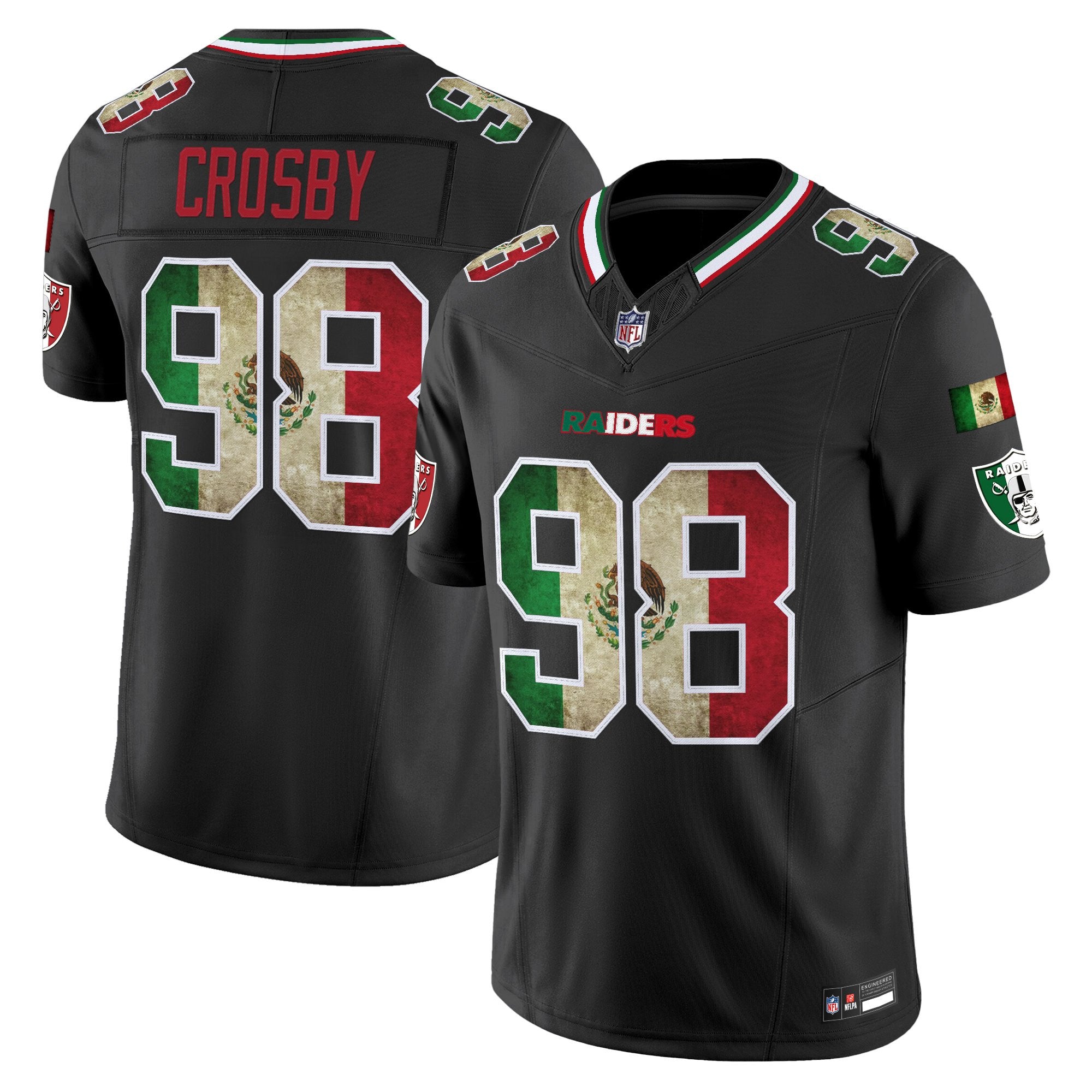 Men's Las Vegas Raiders Mexico Vapor Limited Jersey - All Stitched