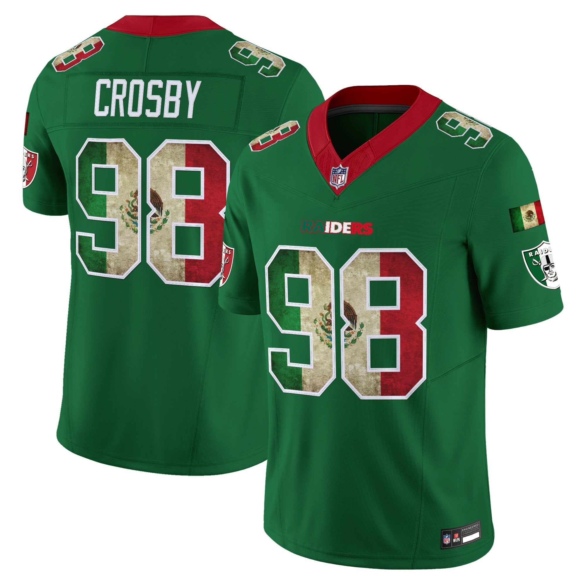Men's Las Vegas Raiders Mexico Vapor Limited Jersey - All Stitched