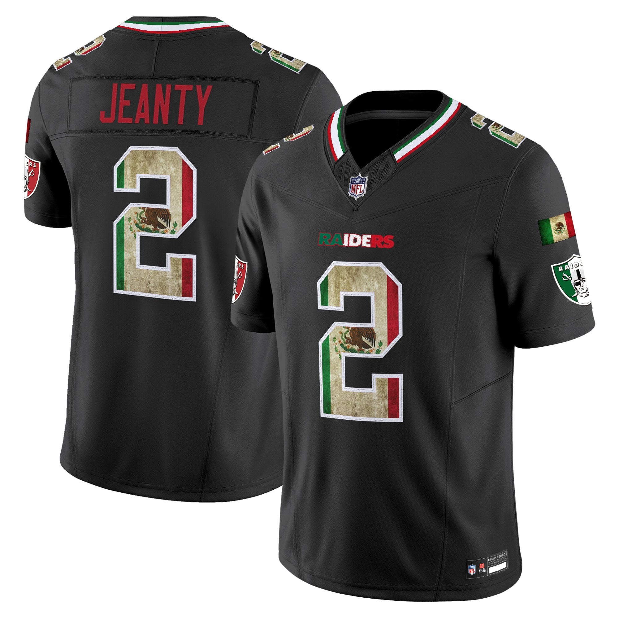 Men's Las Vegas Raiders Mexico Vapor Limited Jersey - All Stitched