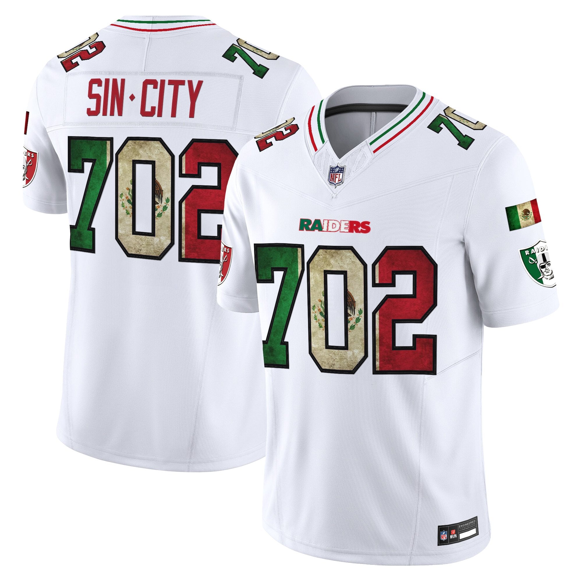 Men's Las Vegas Raiders Mexico Vapor Limited Jersey - All Stitched