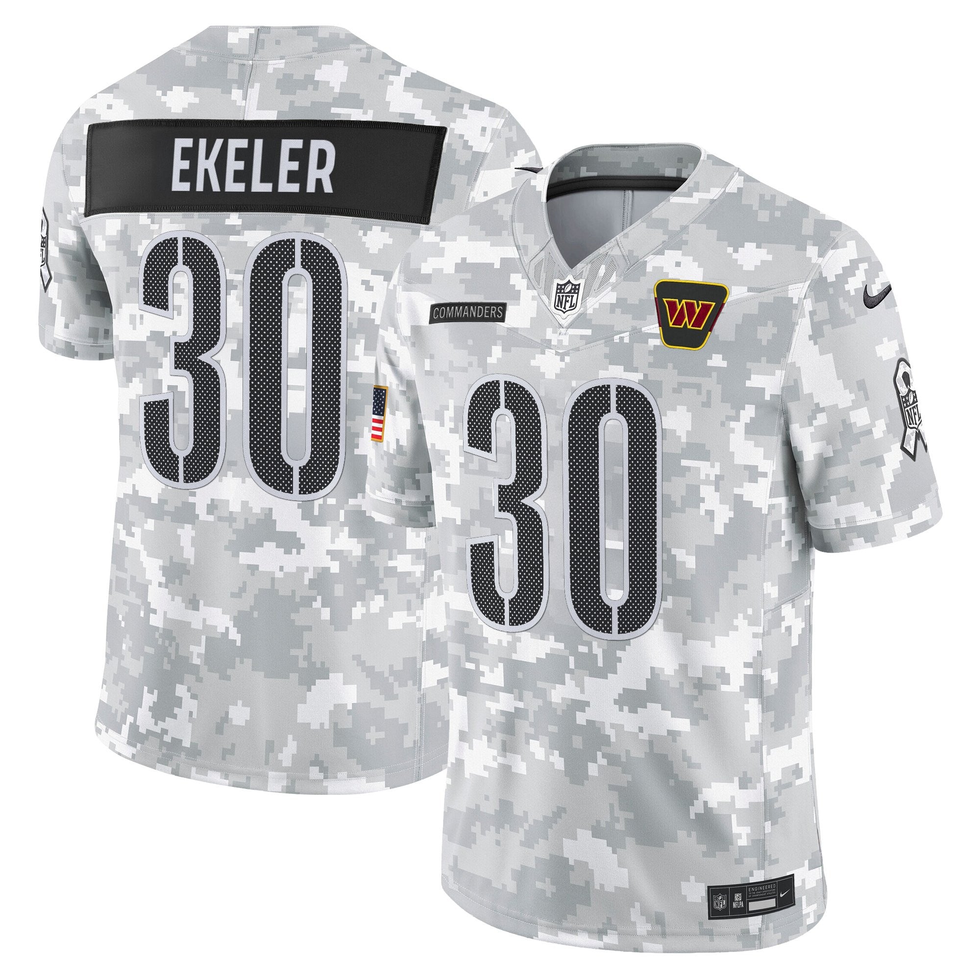 Men's Washington Commanders 2025 Salute to Service Vapor Limited Jersey - All Stitched