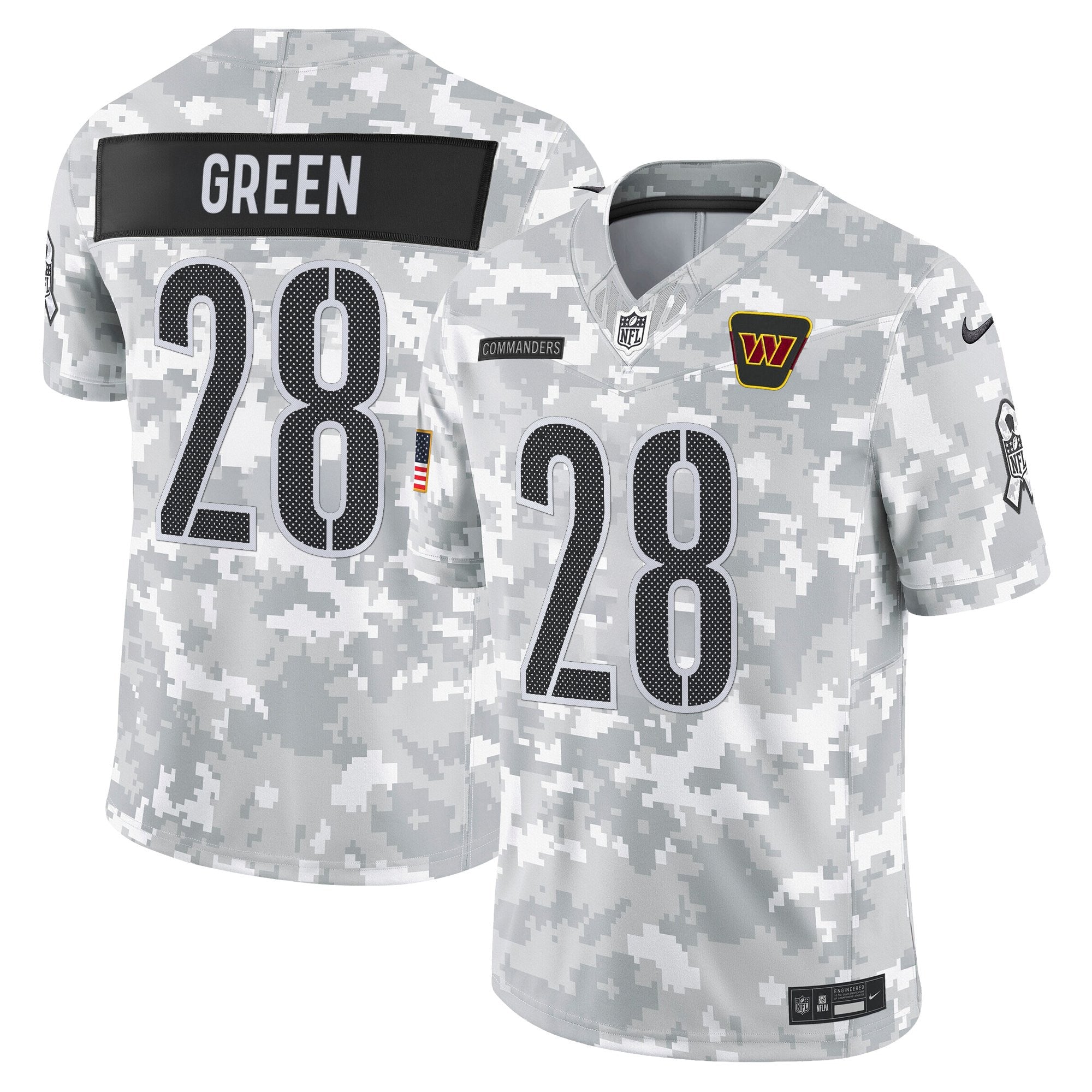 Men's Washington Commanders 2025 Salute to Service Vapor Limited Jersey - All Stitched