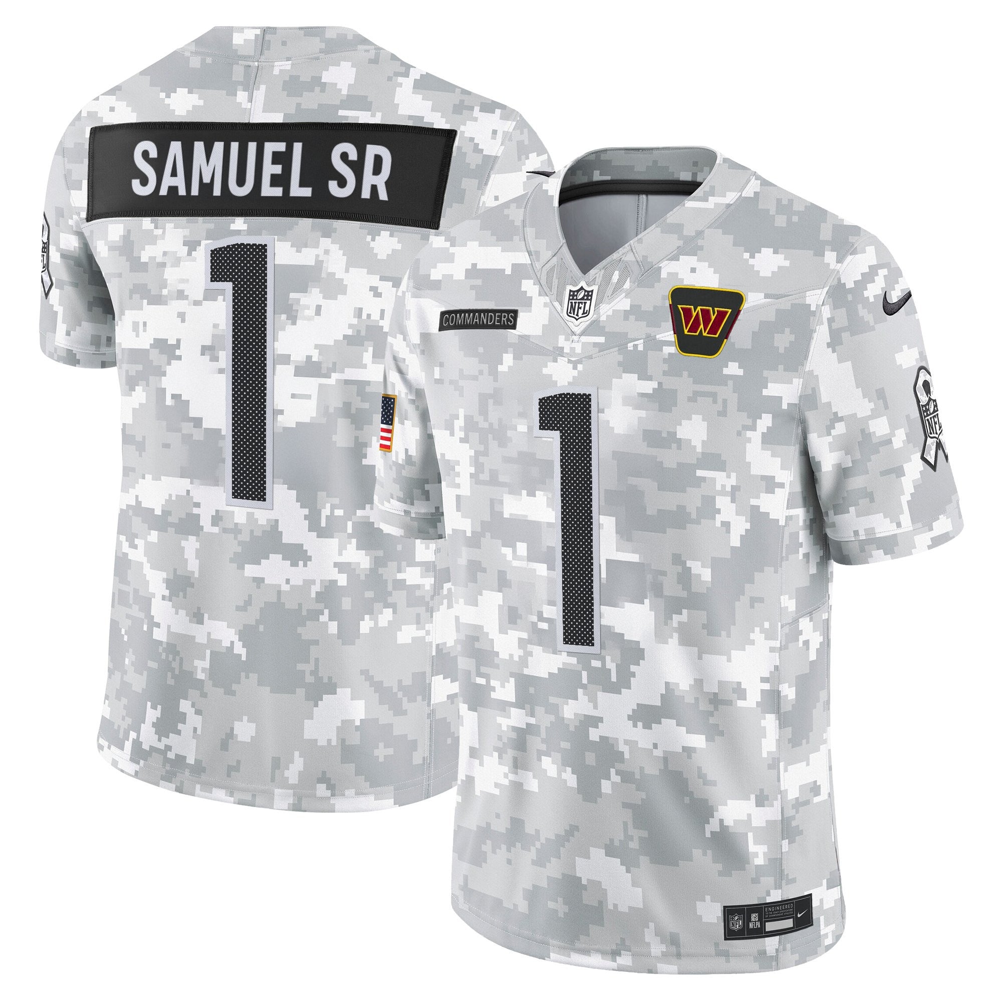 Men's Washington Commanders 2025 Salute to Service Vapor Limited Jersey - All Stitched